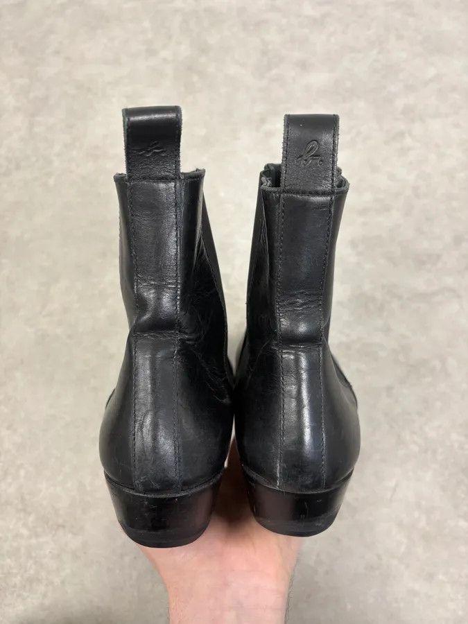 agnes b. Agnès b. Black Leather Chelsea Boots Size US 9 / EU 42 - 9 Thumbnail