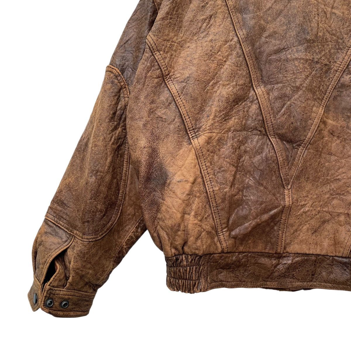 Japanese Brand × Vintage Vintage Japanese Brand Uno Uomo Leather Jacket Size US M / EU 48-50 / 2 - 9 Thumbnail