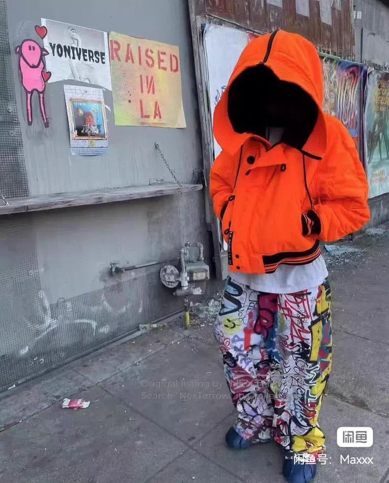 Vetements VETEMENTS size M White Graffiti Wide Leg Long Pants Size US 27 - 8 Thumbnail