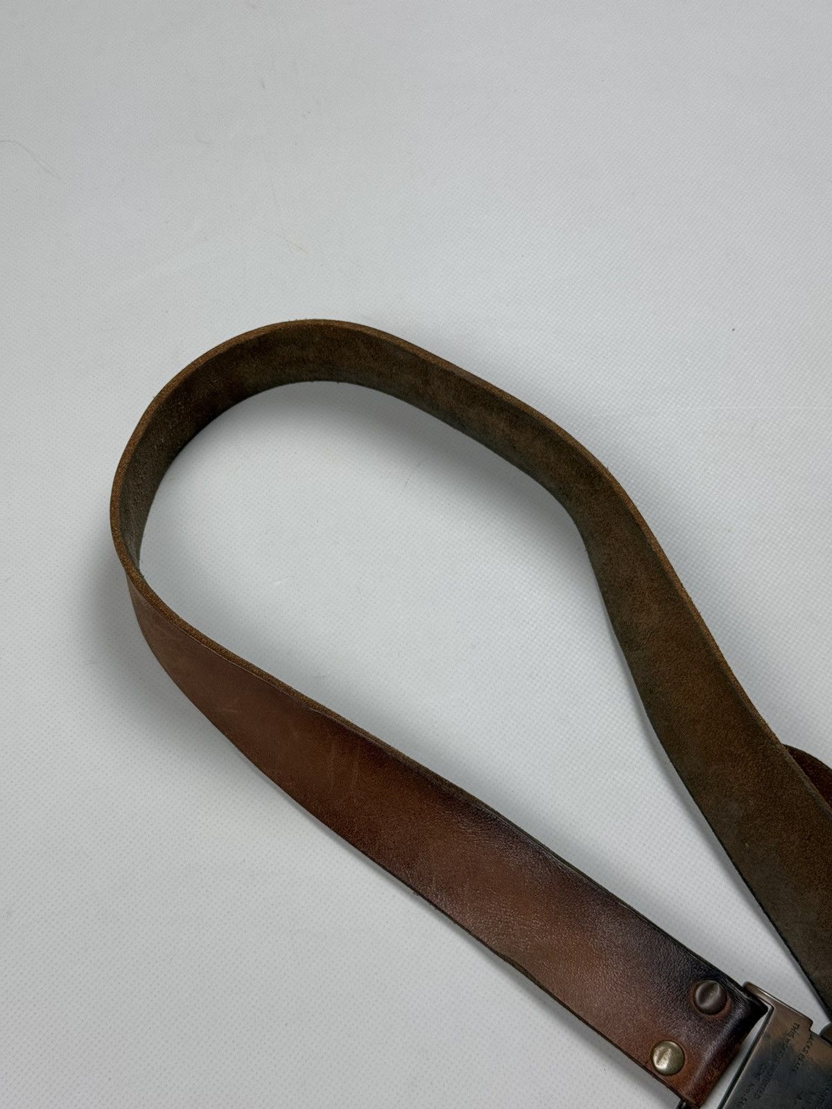Allsaints Allsaints Vintage Avant-Garde Leather Belt Size ONE SIZE - 4 Thumbnail