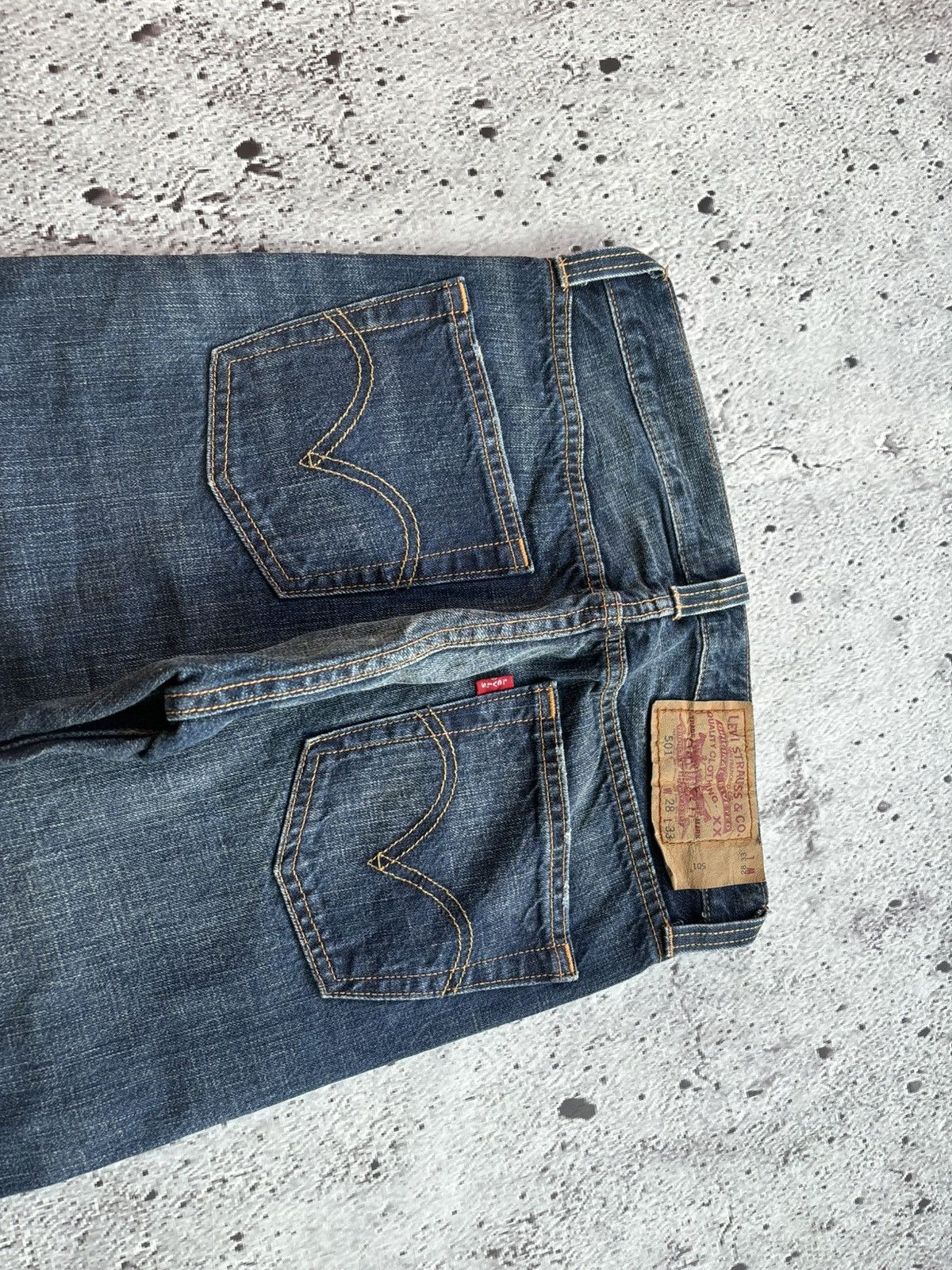 Levi's Levis 501 Distressed Denim style Jeans Size US 28 / EU 44 - 6 Thumbnail