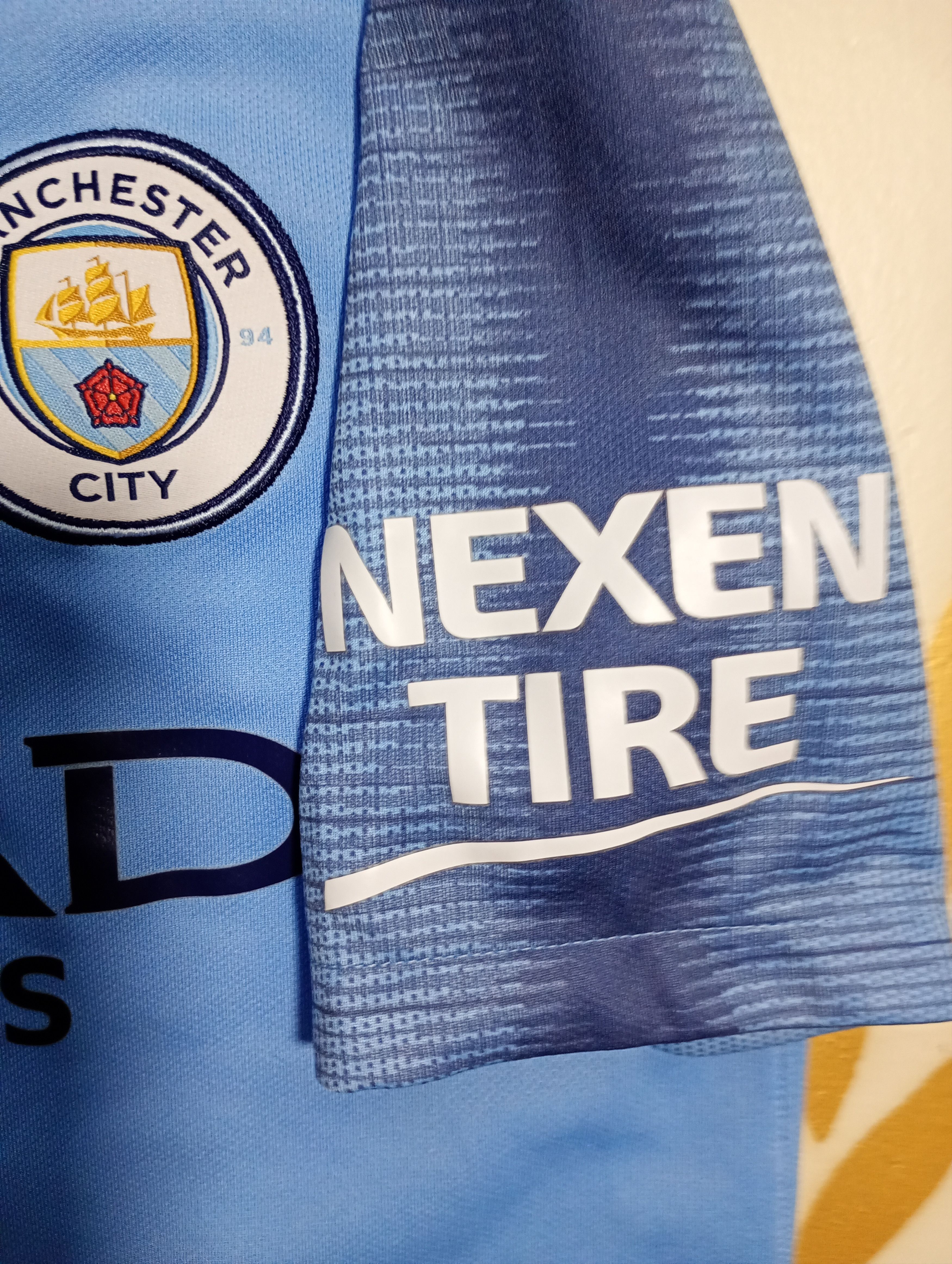 Nike Nike Man City Jersey 10 Kun Aguero 2018-2019 kids size M Size US XXS / EU 40 - 6 Thumbnail