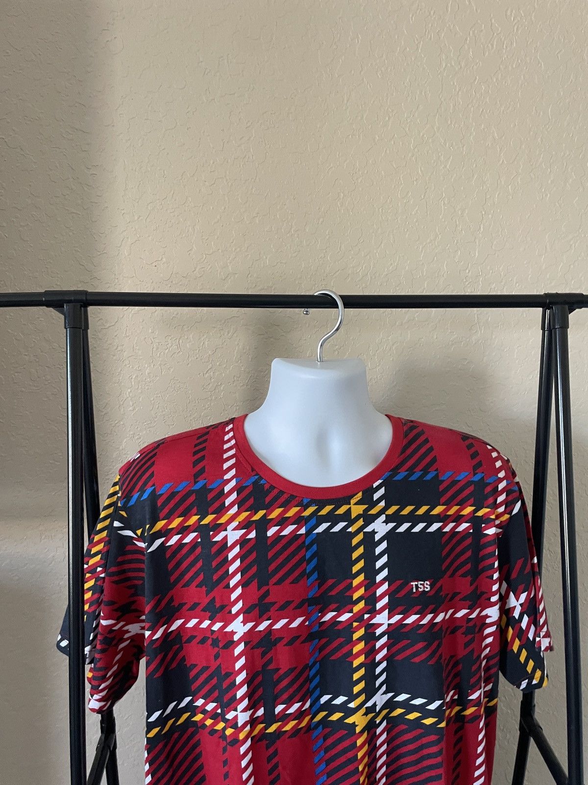 Triple 5 Soul Plaid Crewneck Tee Size US L / EU 52-54 / 3 - 2 Thumbnail
