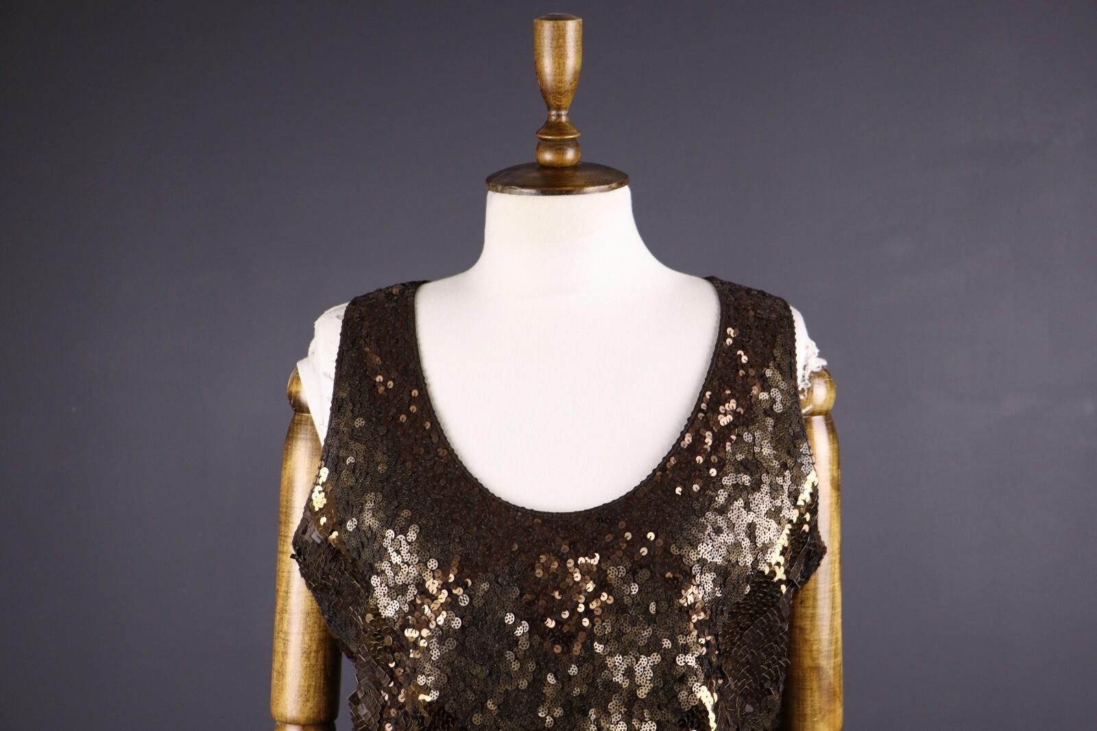 Polo Ralph Lauren Laurel by Escada Brown Tank Top Shirt I 48 / USA 12 / GB 16 Size M / US 6-8 / IT 42-44 - 2 Thumbnail