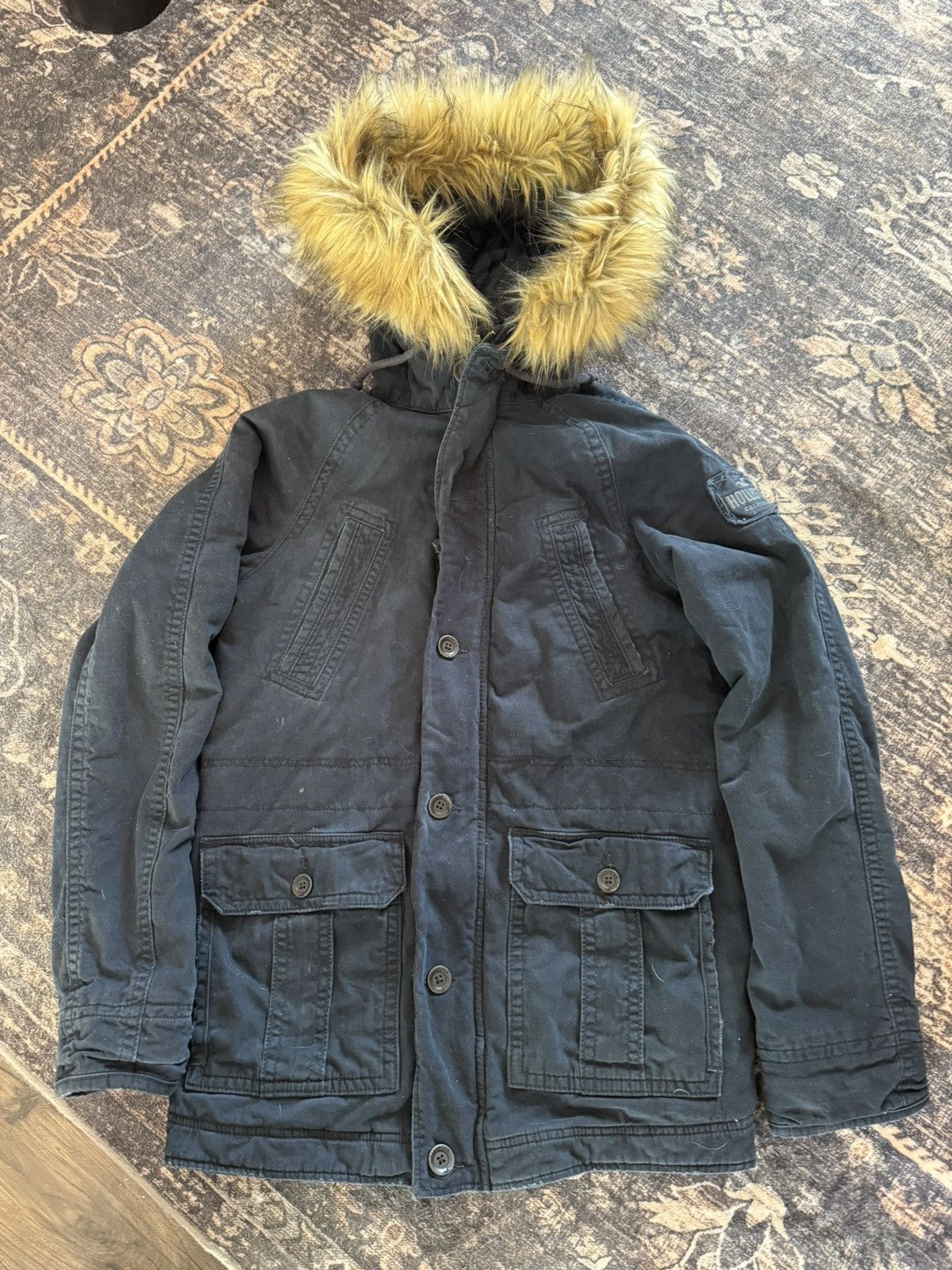 Hollister Fur hooded lined Hollister coat Size US M / EU 48-50 / 2 - 4 Thumbnail