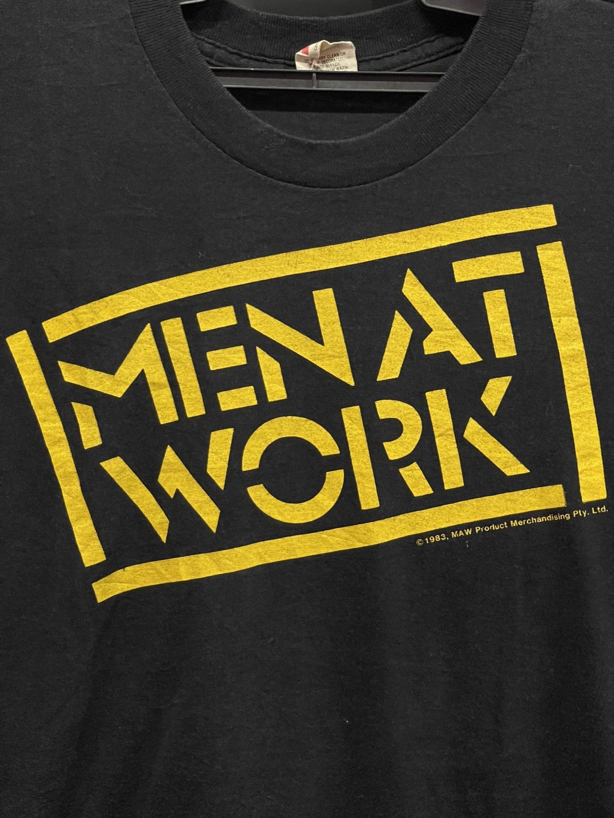 Band Tees Vintage Band Men At Work Very Rare🔥🔥🔥 Size US XL / EU 56 / 4 - 2 Thumbnail