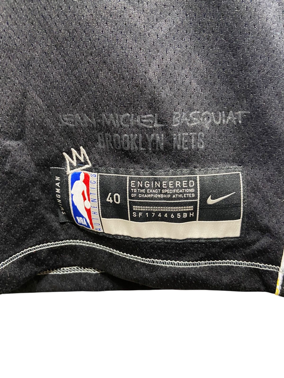 Jean-Michel Basquiat × Nike Nike Brooklyn Nets City Edition Basquiat Jersey Size S KD Size US S / EU 44-46 / 1 - 5 Thumbnail