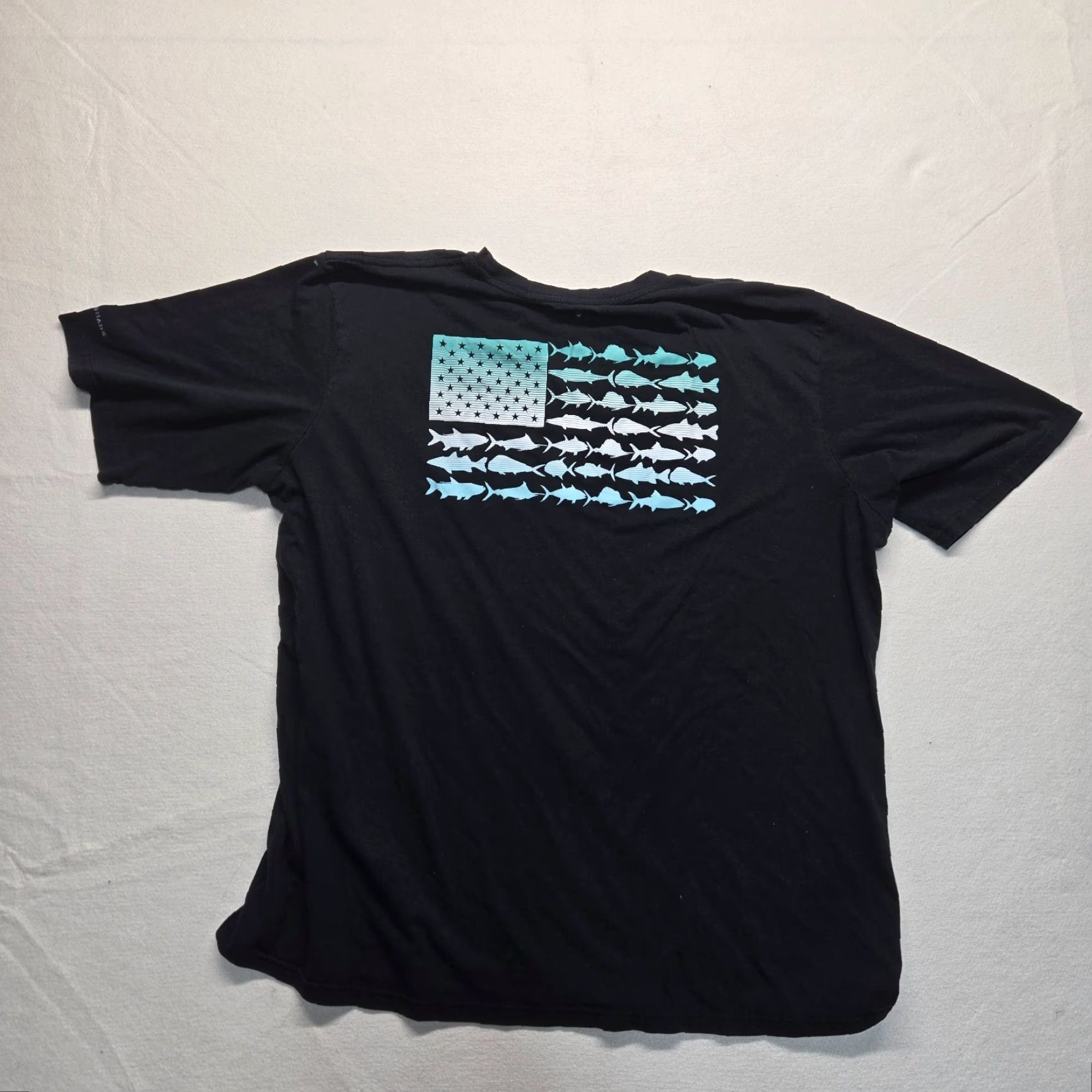 Logo 7 Columbia Shirt Mens Adult 2XL Black Cotton Short Sleeve Logo T-Shirt Size US XXL / EU 58 / 5 - 8 Thumbnail