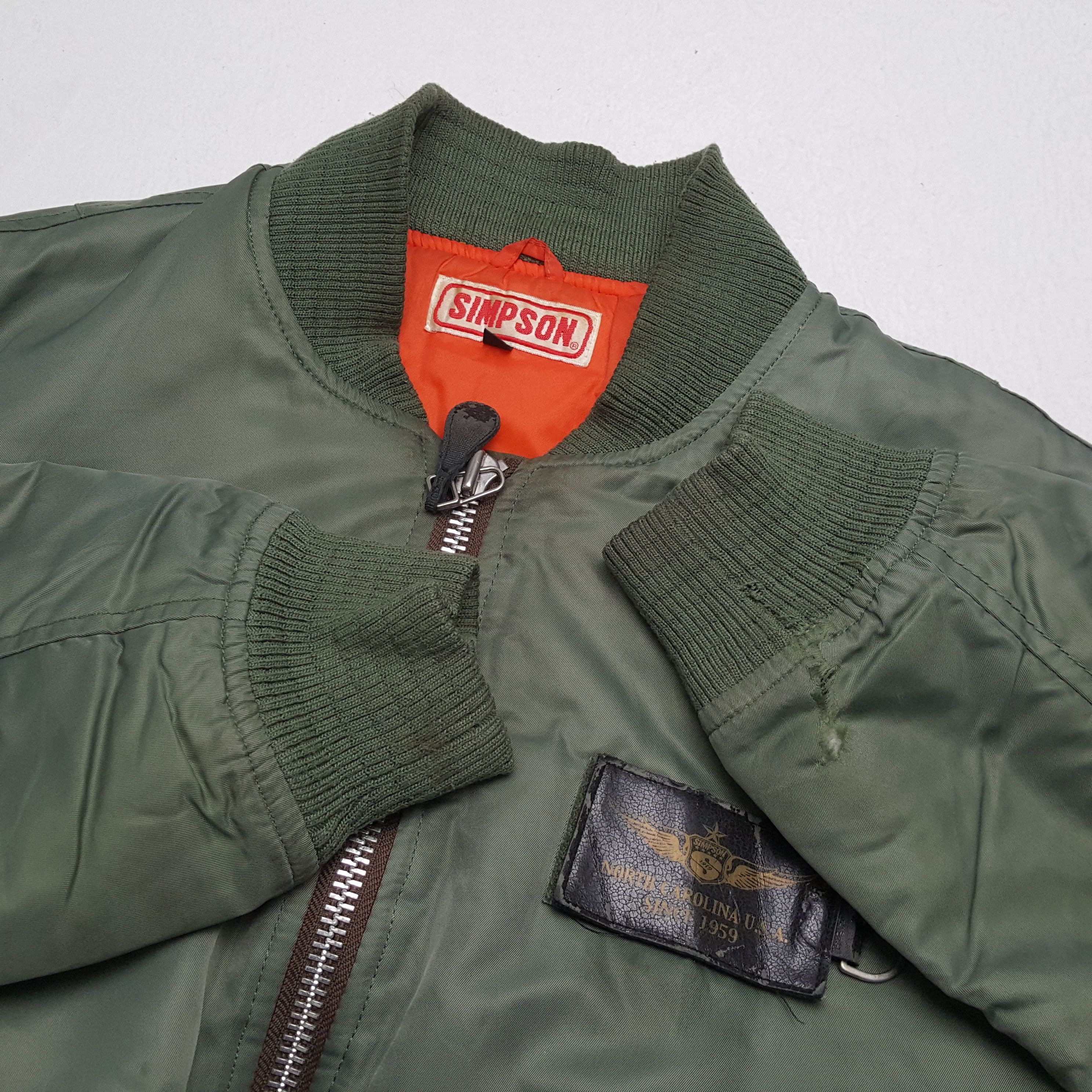 The Simpsons × Vintage Vintage SIMPSON NORTH CAROLINA Motorsports Racing Jacket Size US L / EU 52-54 / 3 - 12 Thumbnail