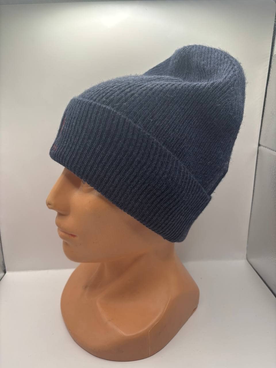 Polo Ralph Lauren Polo Ralph Lauren Merino Wool Beanie Navy Blue (Authentic) Size ONE SIZE - 2 Thumbnail