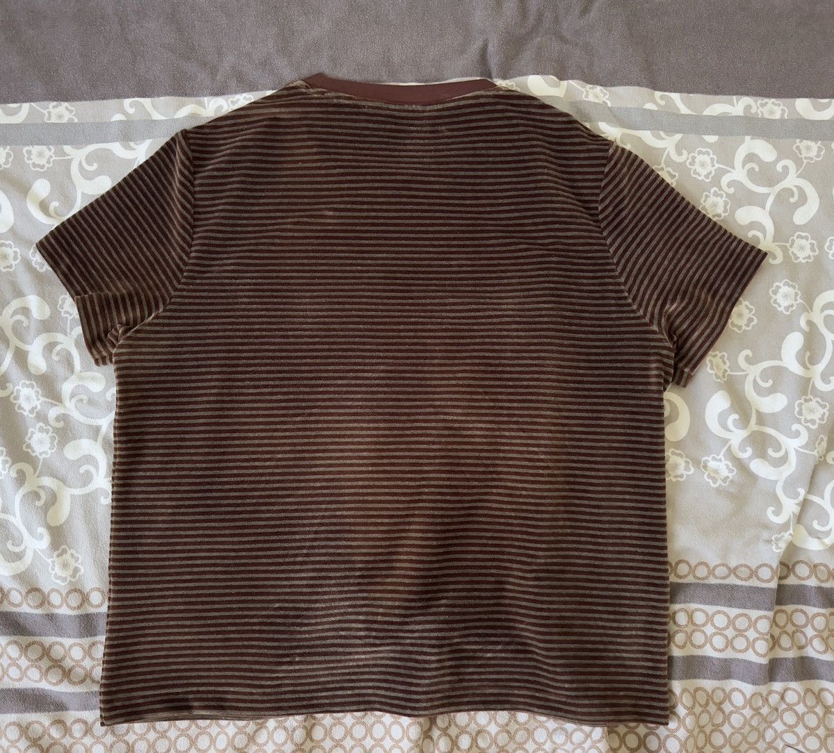 Our Legacy Our Legacy Hover T-Shirt Scoobie Stripe Velour
