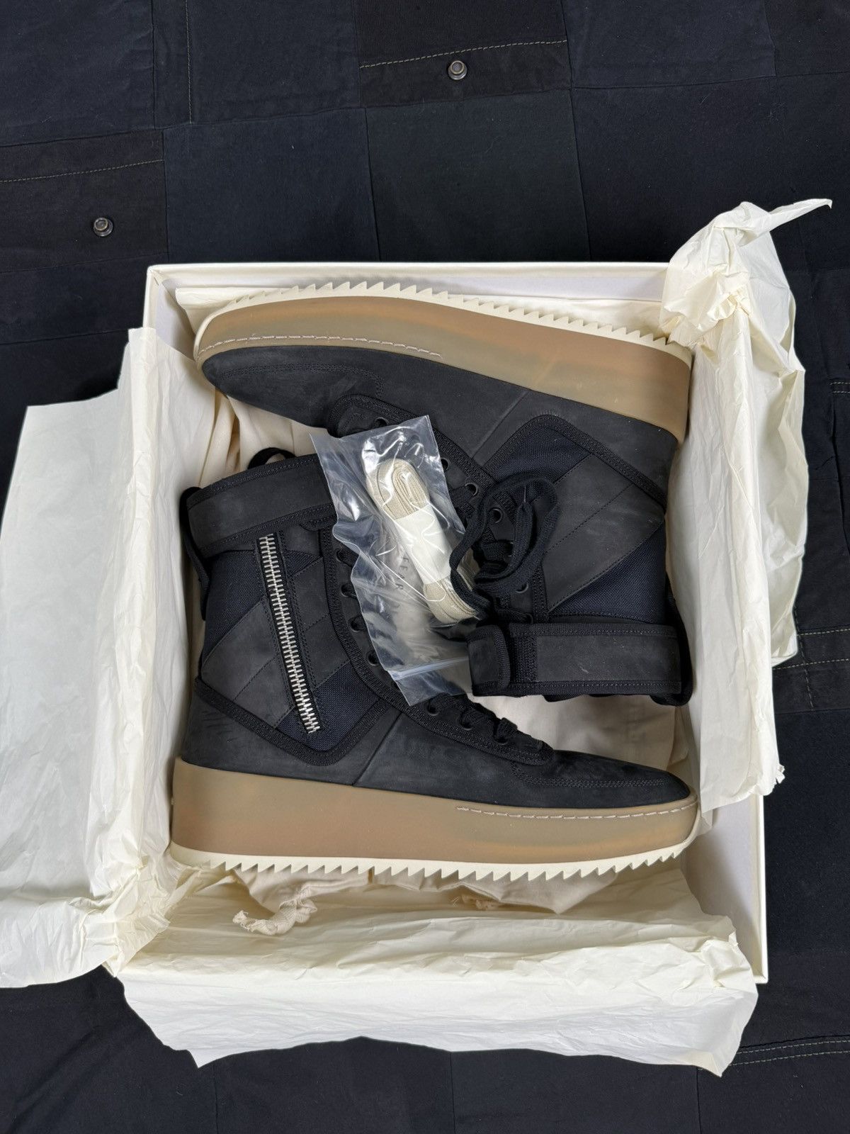 Fear Of God Military Sneaker Grey Black Men's - FG03S18U