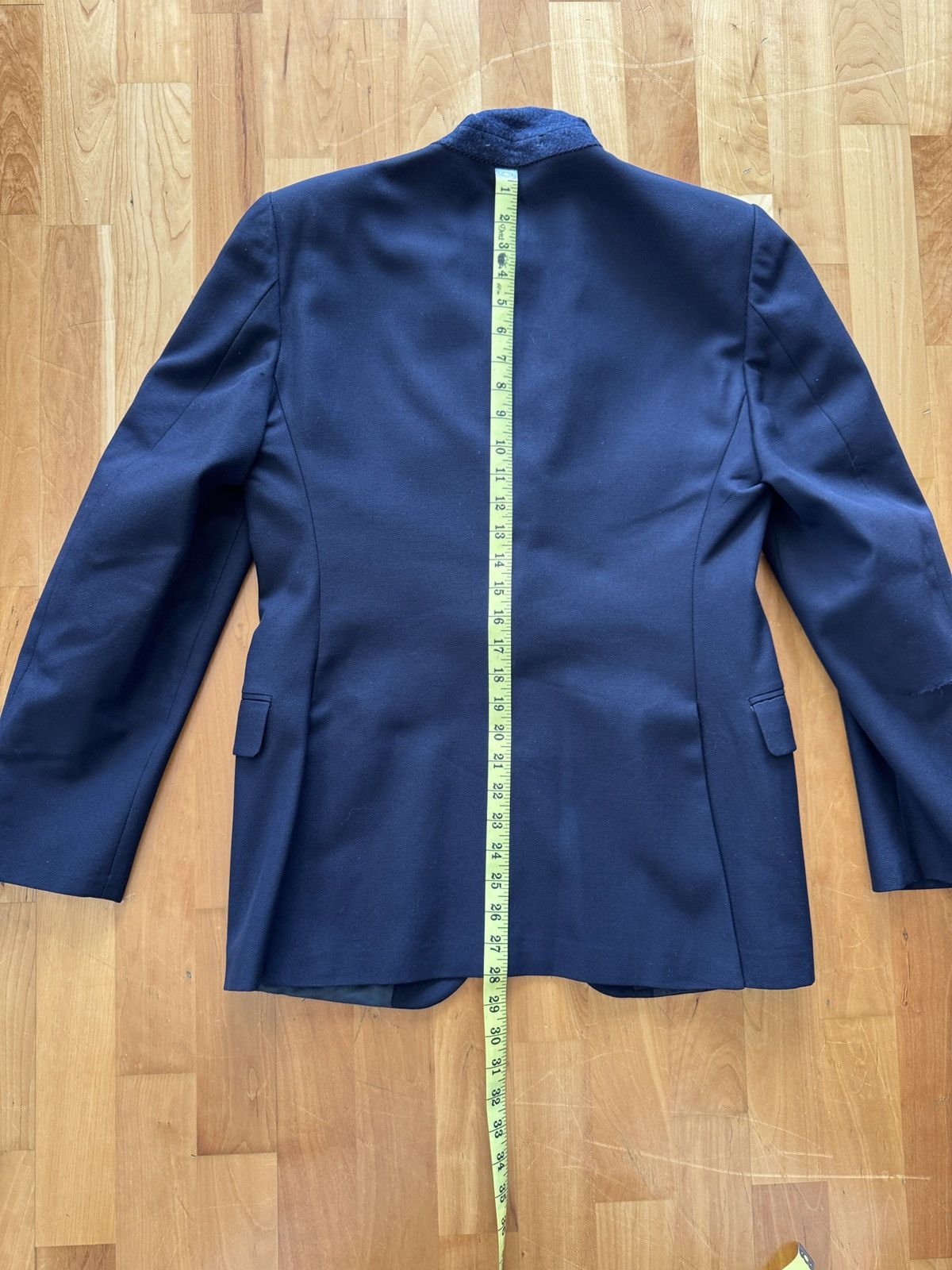 Yves Saint Laurent Vintage Yves Saint Laurent Navy Blazer 36r Size 36R - 8 Thumbnail