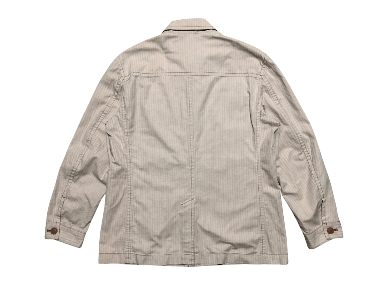 Chaps × Chaps Ralph Lauren × Ralph Lauren Vintage Chaps Ralph Lauren Stripes Light Jacket Cotton Size US L / EU 52-54 / 3 - 2 Thumbnail