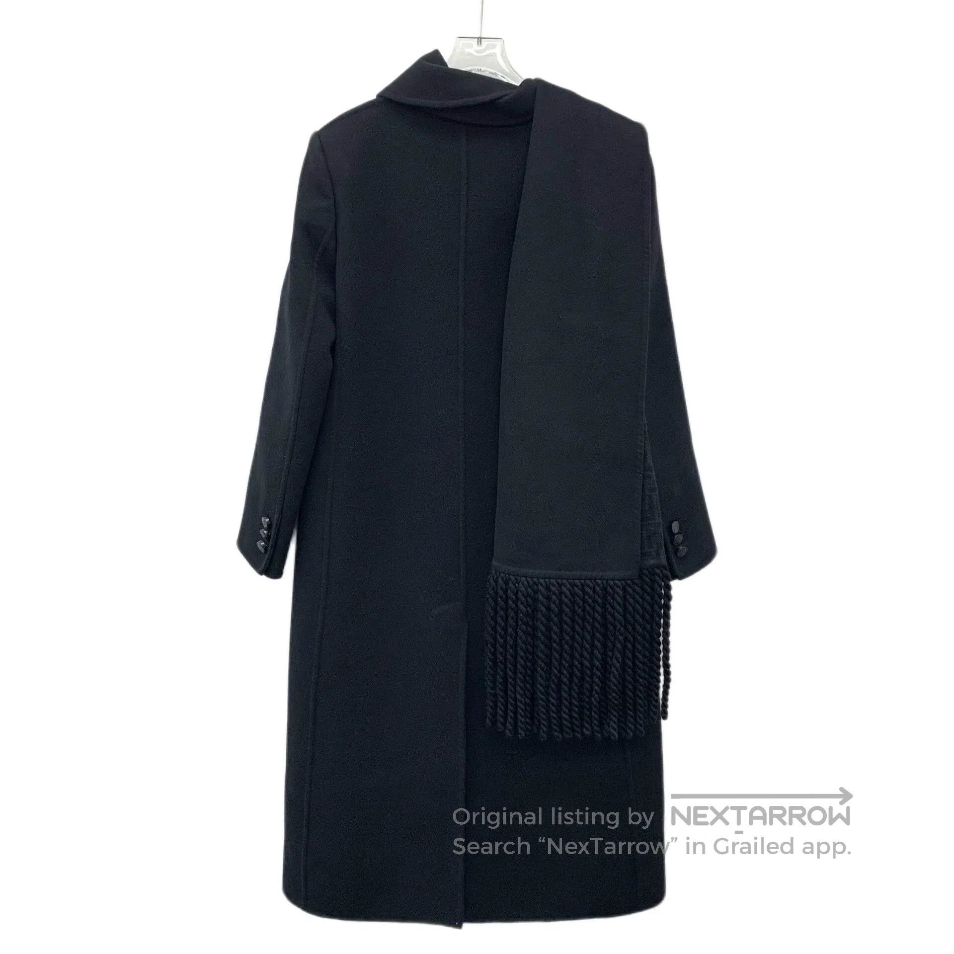 Fendi fendi black wool double-breasted coat. Size US S / EU 44-46 / 1 - 2 Thumbnail