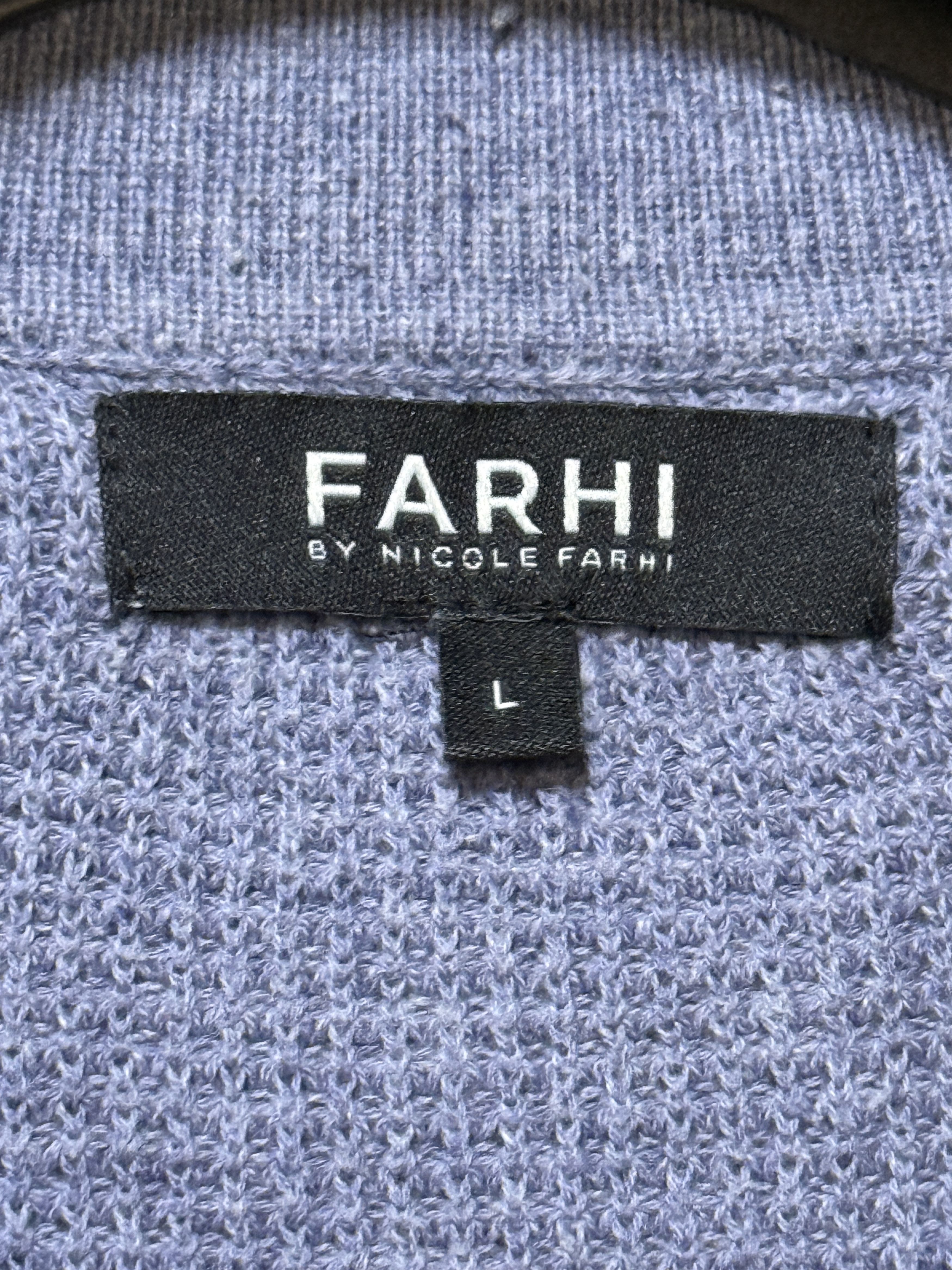 Nicole Farhi Heavy knitted polo tshirt size L Nicole farhi old money Size US L / EU 52-54 / 3 - 5 Thumbnail