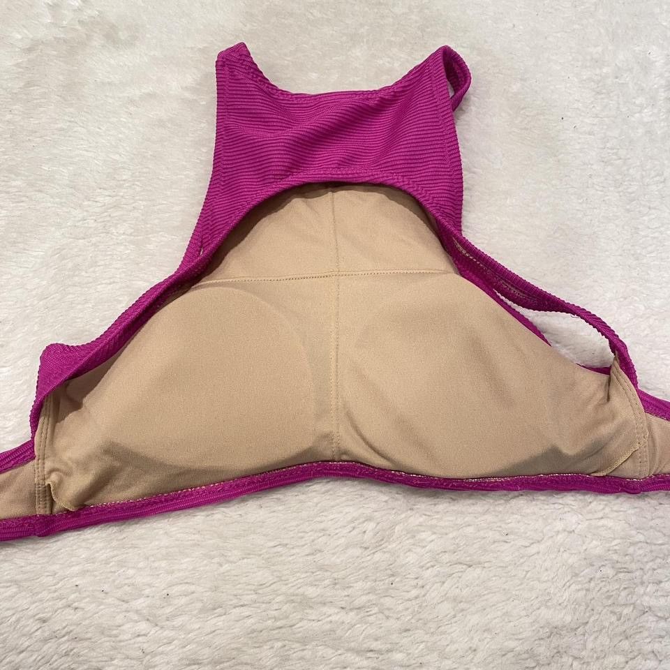 Other Brand New Deep Fuchsia High Neck Bikini Top Size XS / US 0-2 / IT 36-38 - 5 Thumbnail