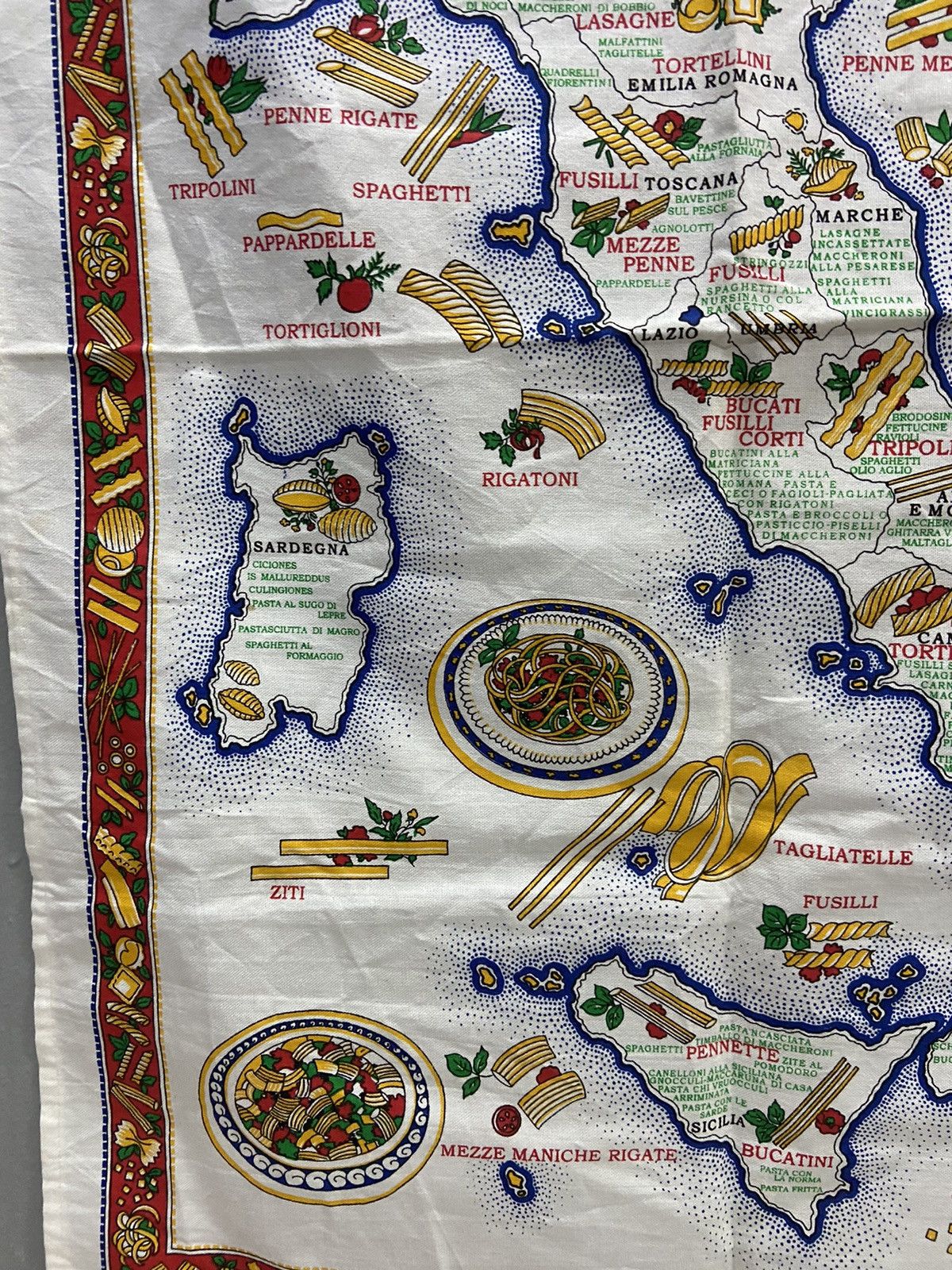 Other LA PASTA IN ITALIA MAP KITCHEN TOWEL Size ONE SIZE - 6 Thumbnail