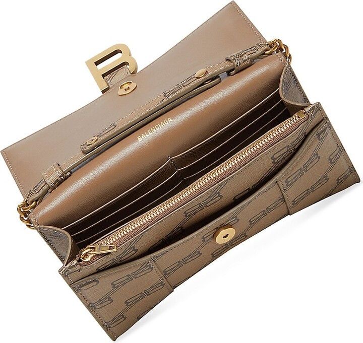 Balenciaga o1s1wg110 Size: OS / Hourglass Wallet On Chain BB Monogram Size ONE SIZE - 5 Thumbnail