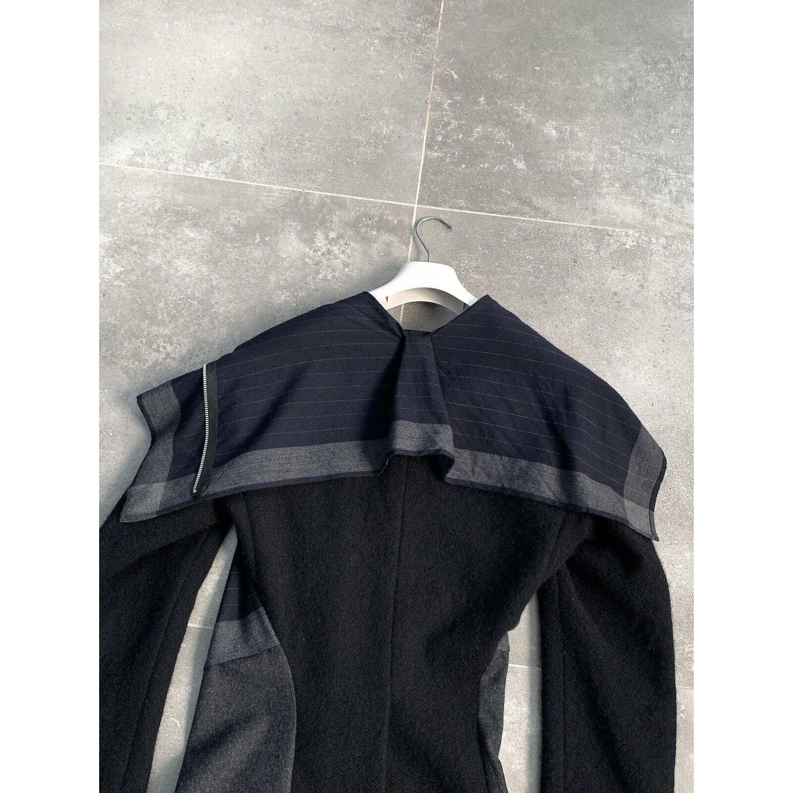 Comme des Garcons × Japanese Brand Women's COMME des GARCONS Wool Trench Coat Jacket M UK 10-12 Size M / US 6-8 / IT 42-44 - 21 Thumbnail