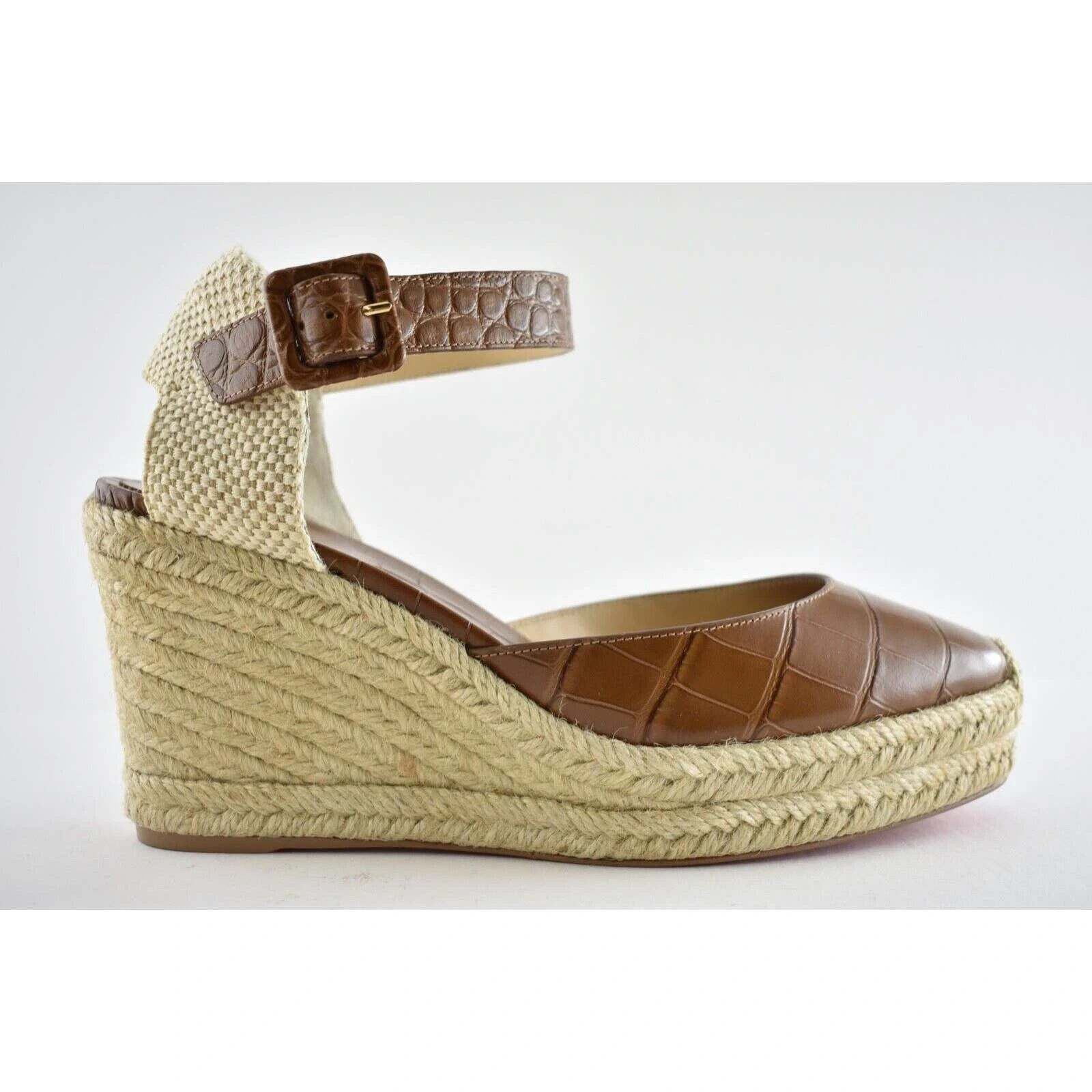 Christian Louboutin Christian Louboutin Amelina 90 Biscotto Brown Platform Size US 9 / IT 39 - 2 Thumbnail