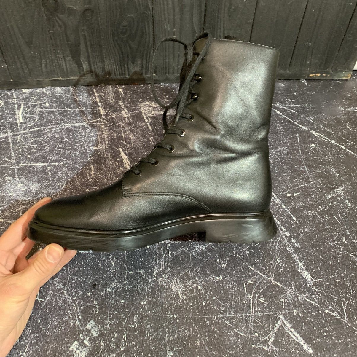 Stuart Weitzman Leather Boots Size 40 EU 26 cm