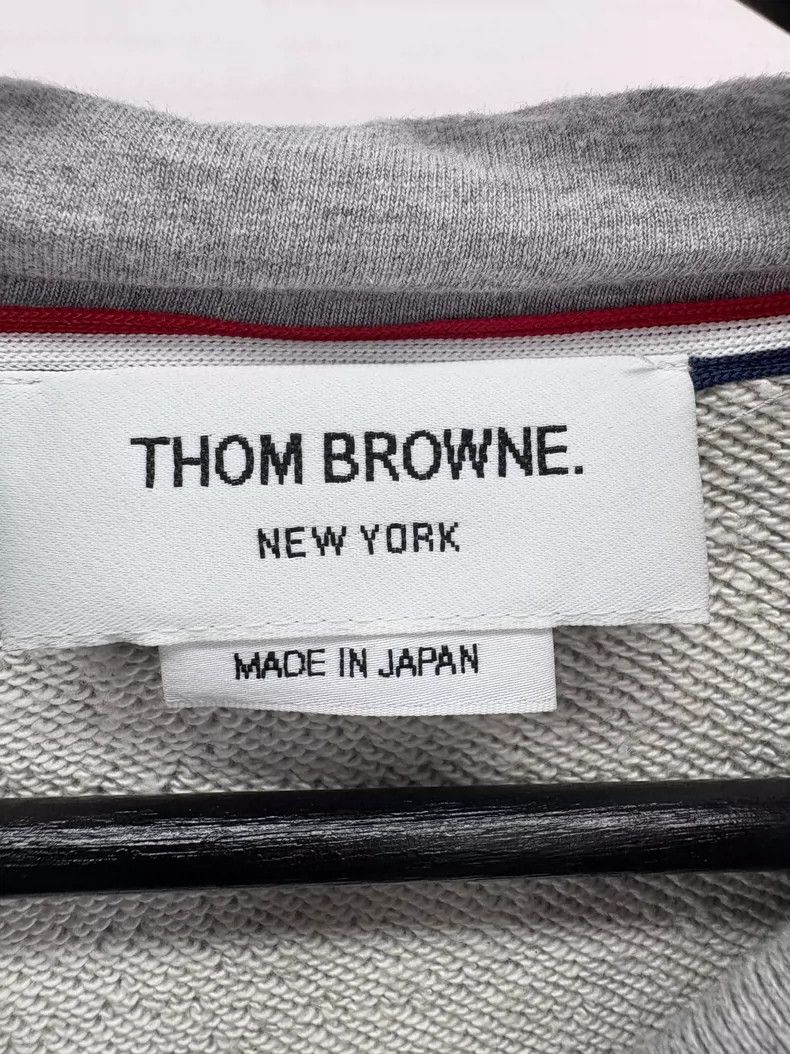 Thom Browne Thom Browne Gray zip hoodie Size US XXL / EU 58 / 5 - 6 Thumbnail