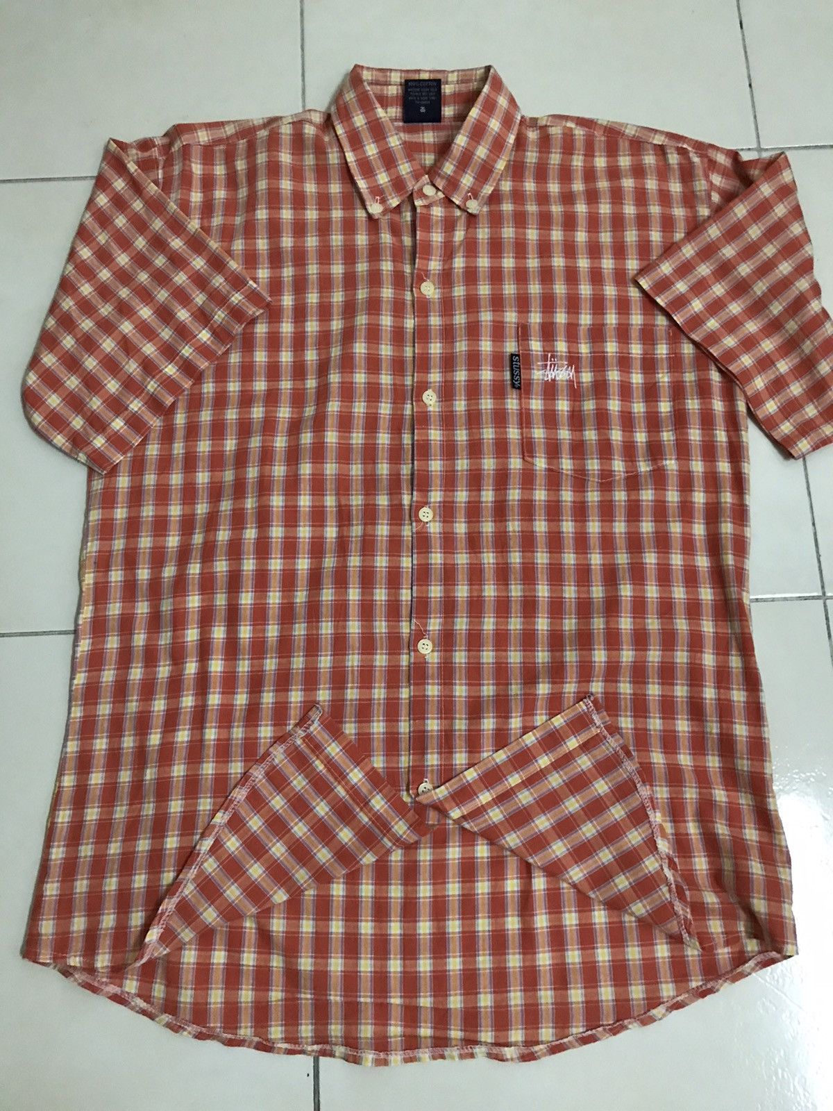 Stussy Vintage Stussy Shirt button Up Made in USA Large Size US L / EU 52-54 / 3 - 7 Thumbnail