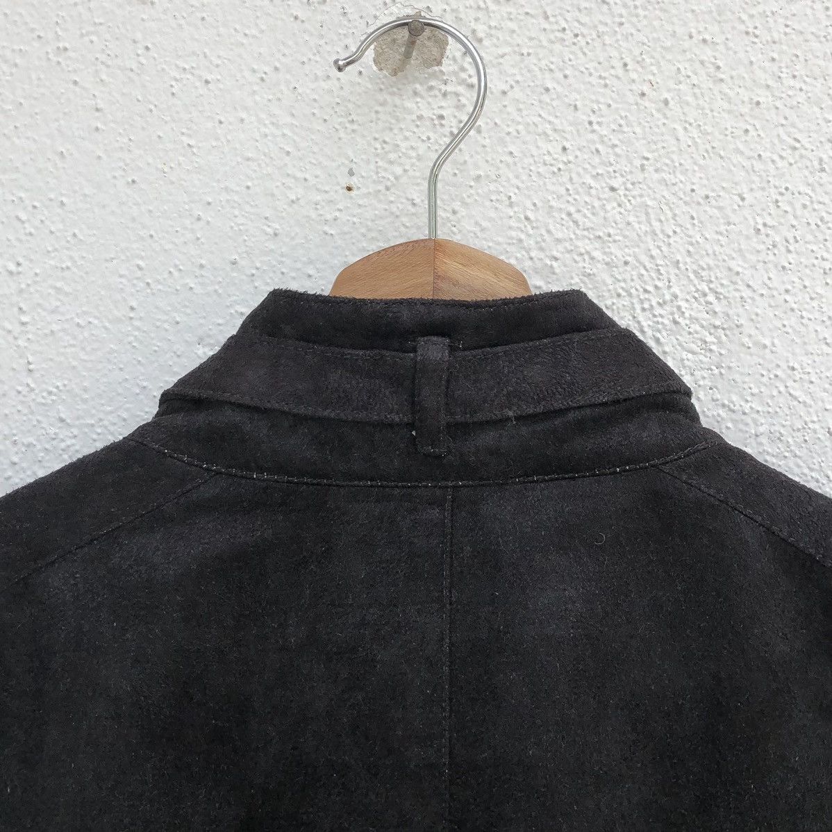 Japanese Brand Louis Chavlon Black Faux Suede Jacket Size US M / EU 48-50 / 2 - 18 Thumbnail