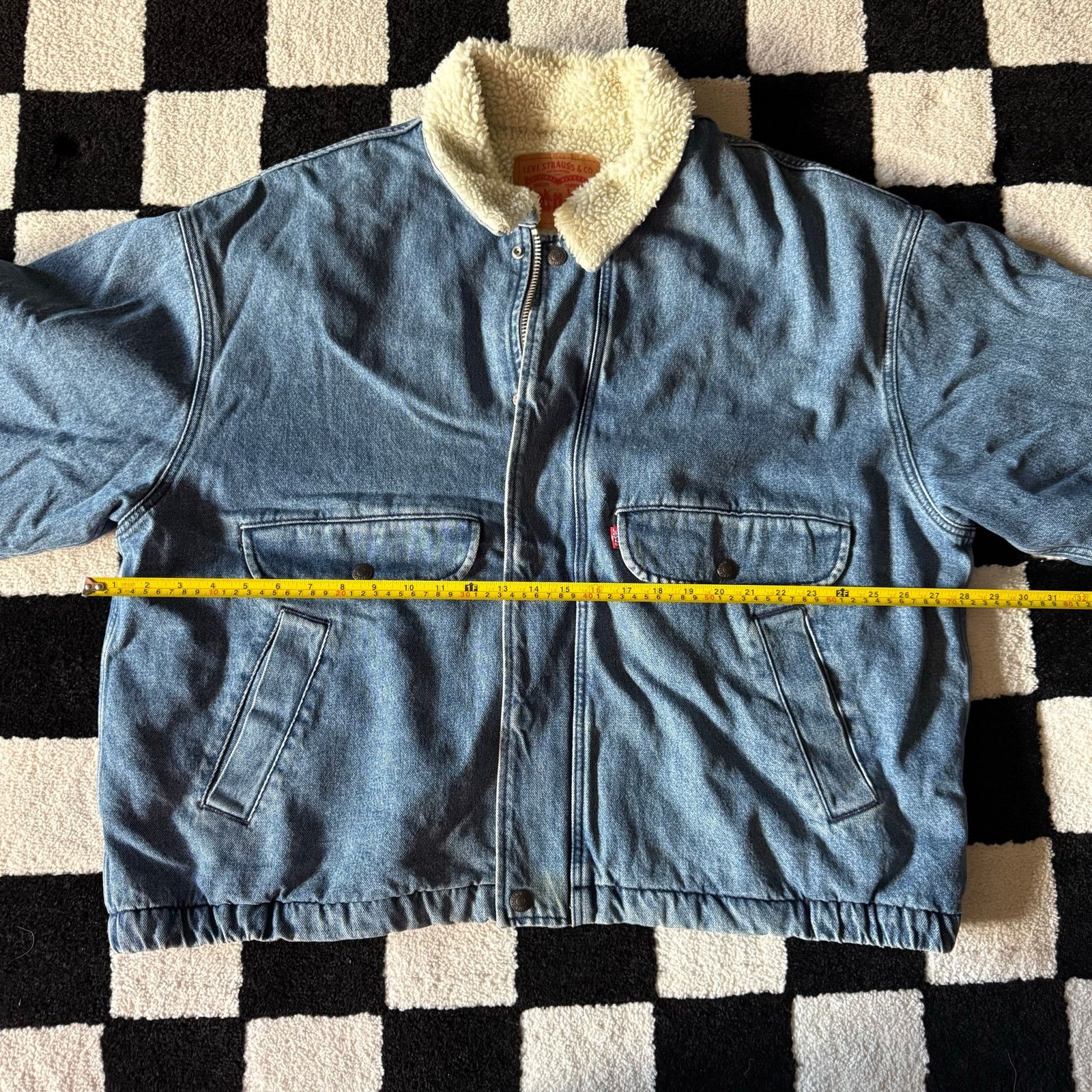 Levi's Levi’s Sherpa lined denim zip up jacket size extra large Size US XL / EU 56 / 4 - 5 Thumbnail