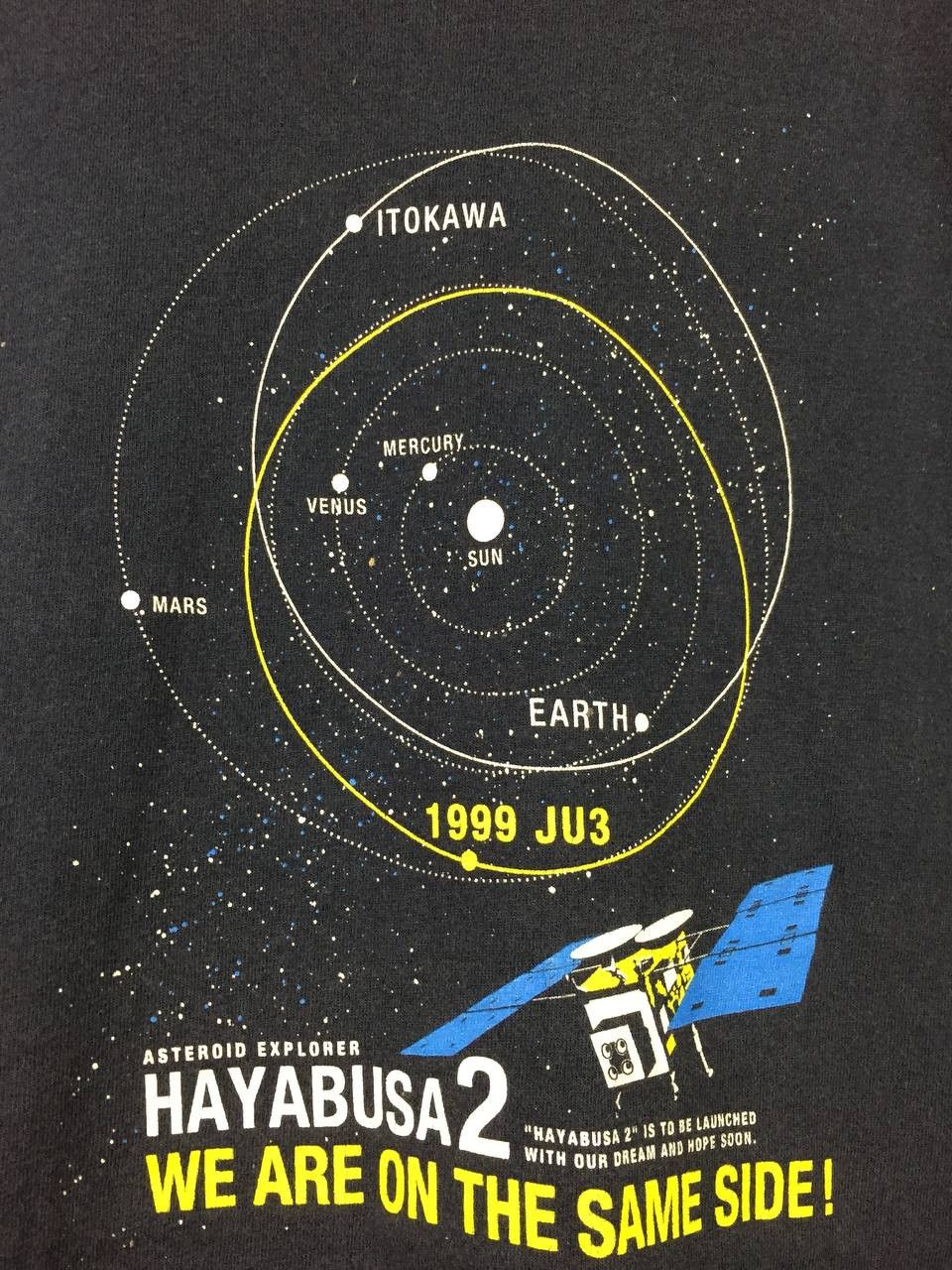 Vintage Vtg Y2K Hayabusa2 Asteroid Explorer Space Mission Tee Size US XL / EU 56 / 4 - 4 Thumbnail
