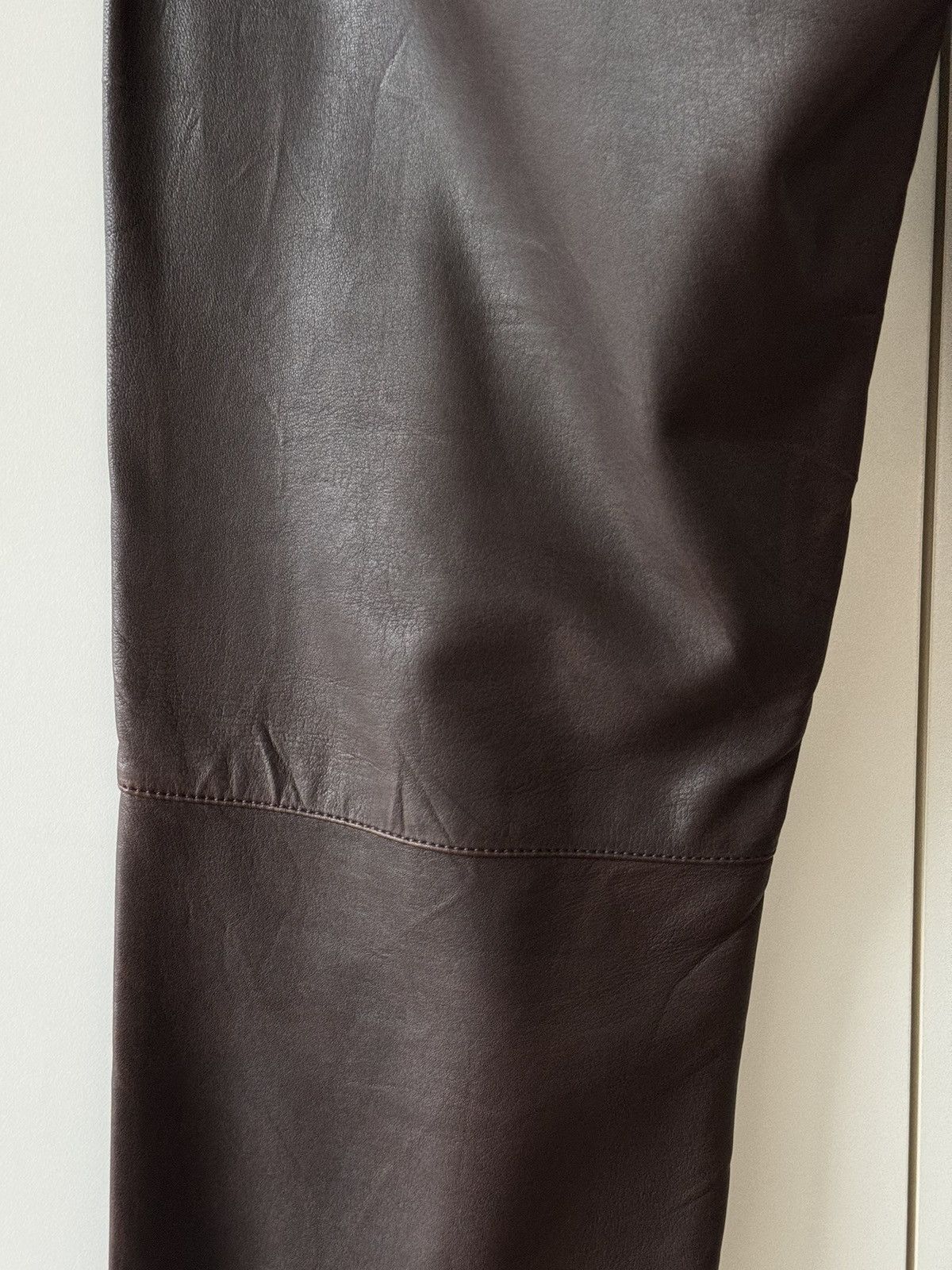 Bottega Veneta FW12 Brown Leather Pants 52 Size US 36 / EU 52 - 11 Thumbnail