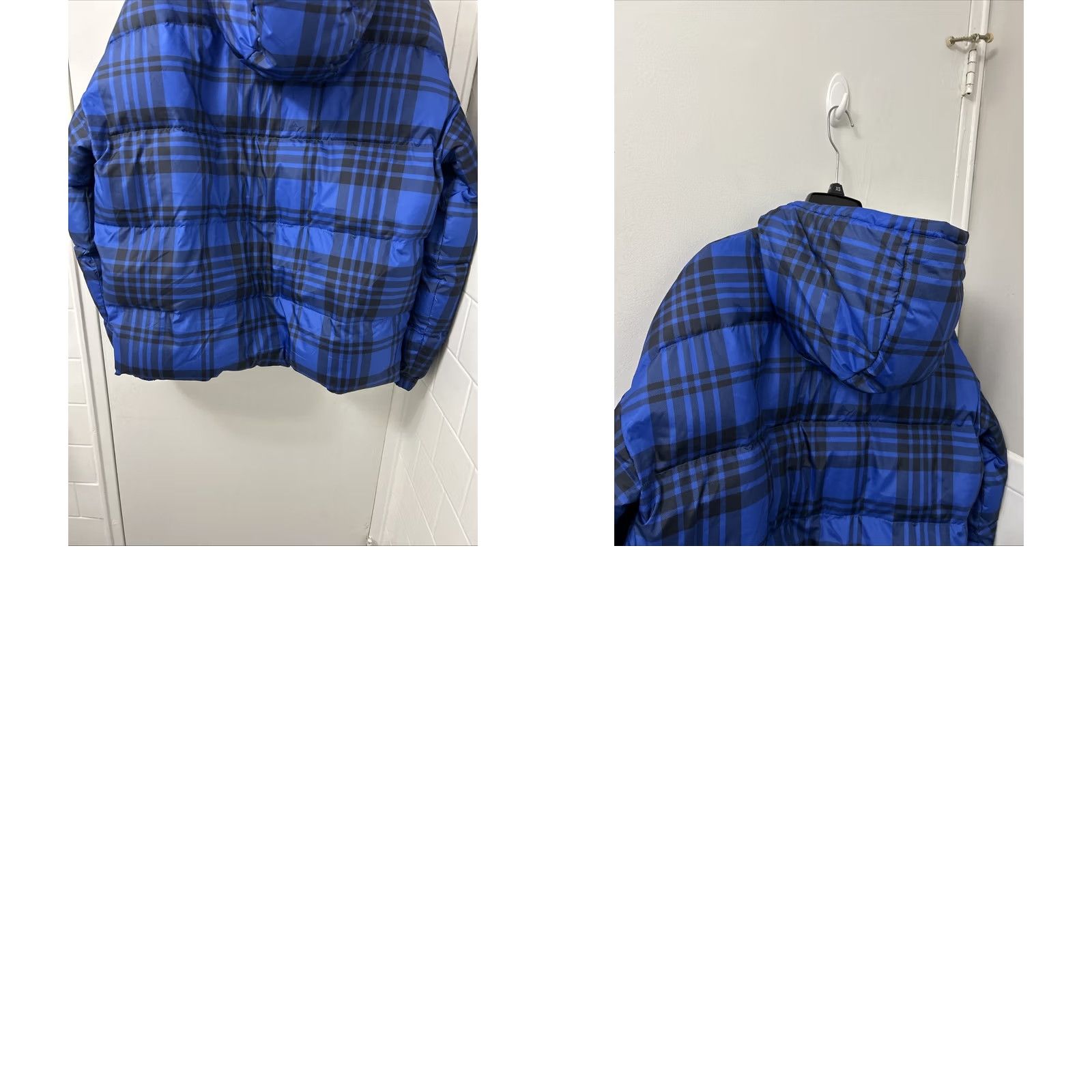 Juicy Couture Juicy Couture Black Label Jacket Puffer Hooded Full Zip Coat Womens M Blue Plaid Winter Casual Mens Womens Girls Boys Size M / US 6-8 / IT 42-44 - 9 Thumbnail