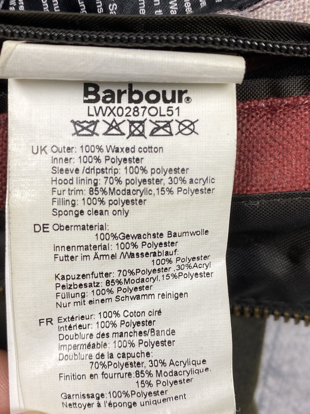Barbour Barbour Brighton Union Jack Waxed Parka Fur Hood Size M / US 6-8 / IT 42-44 - 24 Thumbnail