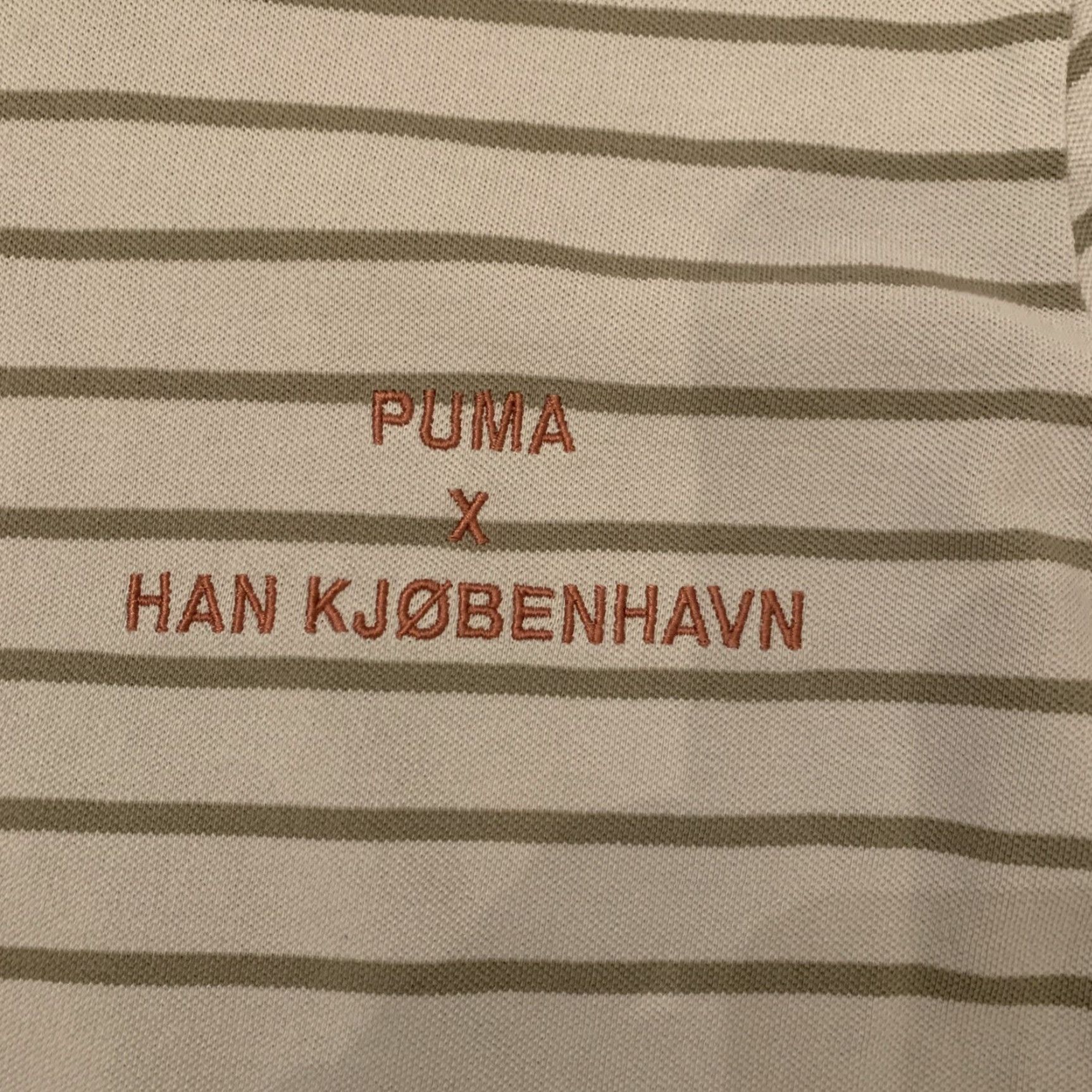 Puma PUMA X Han Kjobenhavn Shirt Women L Gray Striped Long Sleeve Oversized Cowl Neck Womens Size L / US 10 / IT 46 - 2 Thumbnail