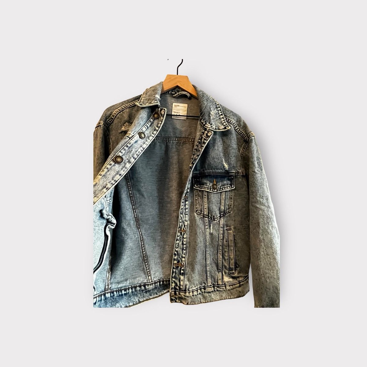 Vintage Vintage Bershka Denim Jacket Size XS / US 0-2 / IT 36-38 - 6 Thumbnail