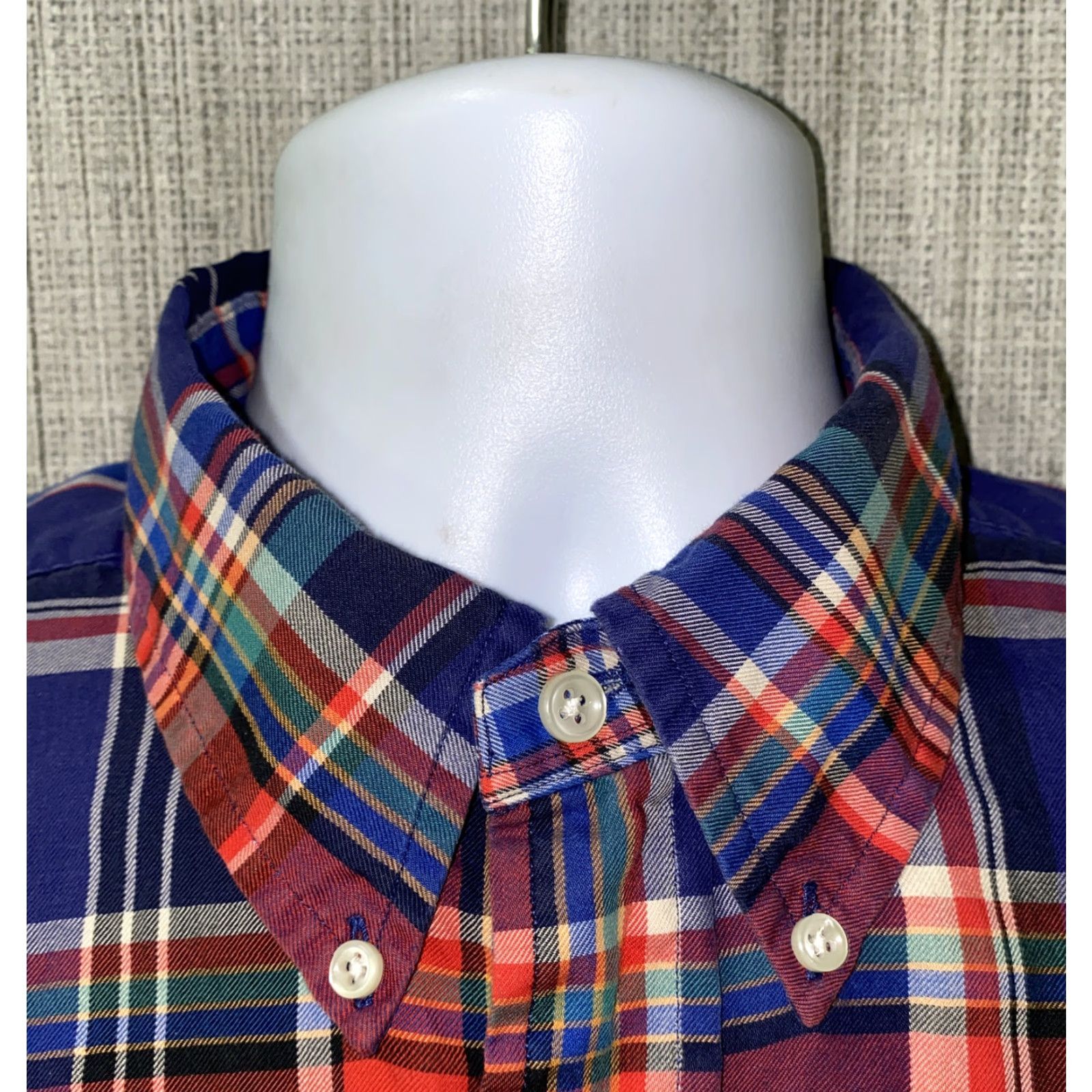 Ralph Lauren Ralph Lauren Blake Mens Multi Color Plaid Long Sleeve Button Front Shirt L Size US L / EU 52-54 / 3 - 3 Thumbnail
