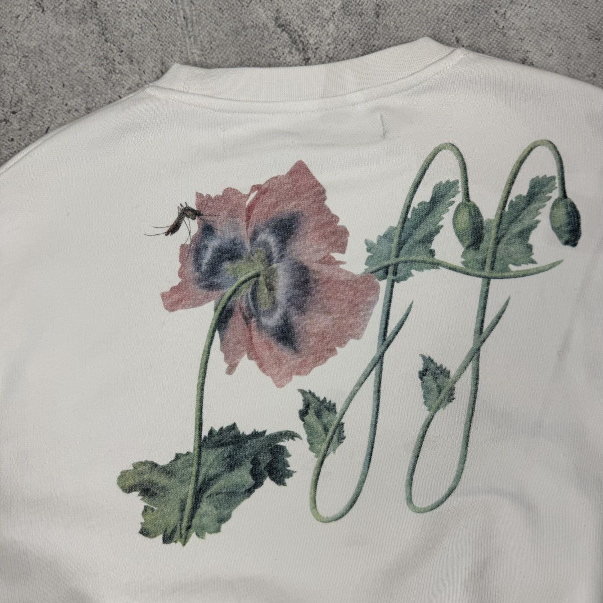 Off-White Off-White Floral Motif Crewneck Sweatshirt Size XS / US 0-2 / IT 36-38 - 9 Thumbnail
