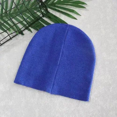 Other Blue Knit Slouchy Beanie Hat 2024 Size ONE SIZE - 4 Thumbnail