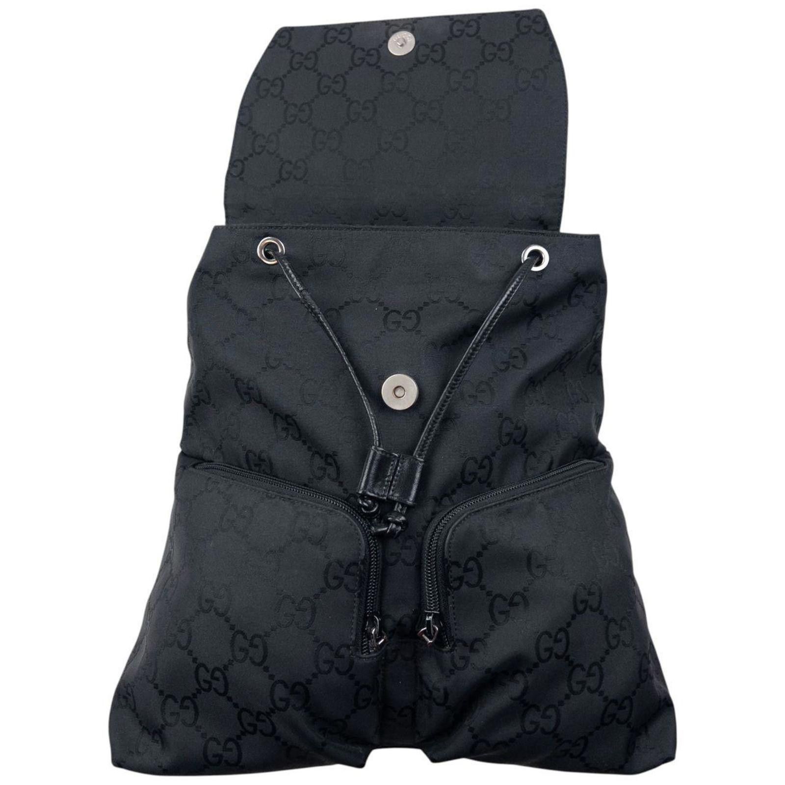 Gucci Vintage 2000s Gucci Monogram Bucket Backpack Size ONE SIZE - 5 Thumbnail