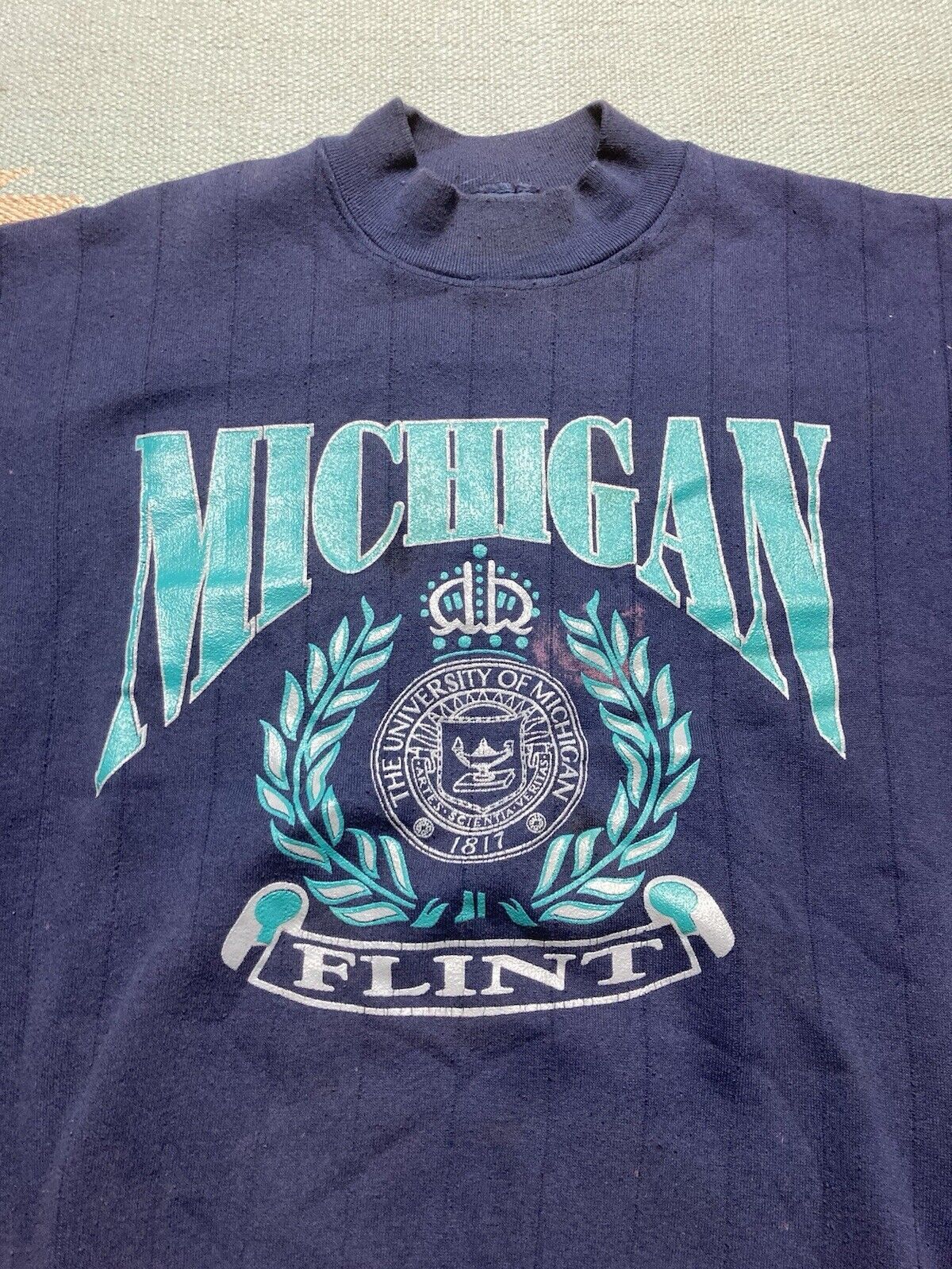 Jansport × Vintage Vintage 90s sweatshirt University Michigan flint college M Size US M / EU 48-50 / 2 - 5 Thumbnail