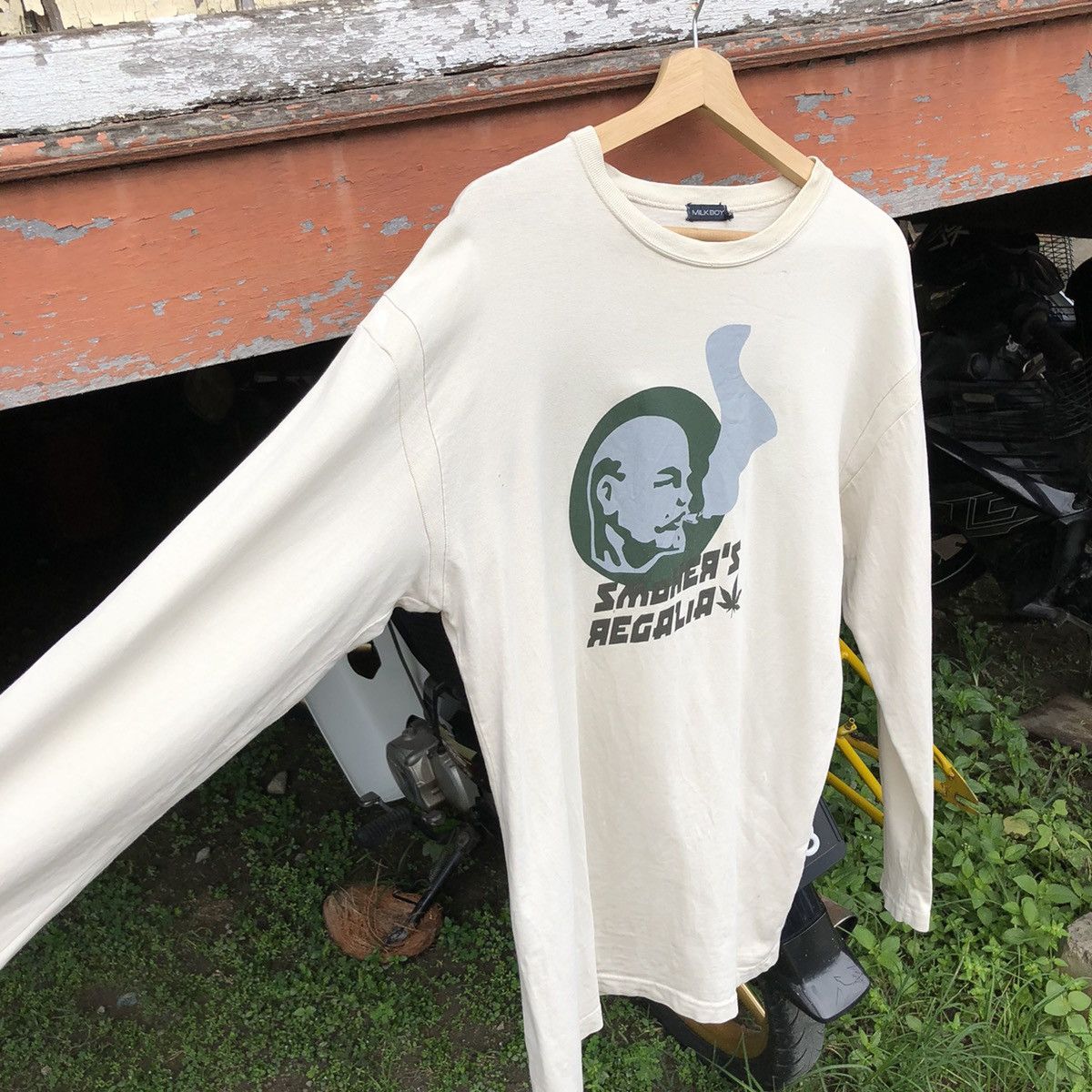 Vintage Vintage Milkboy Smoker’s Regalia Long Sleeve Tshirt Size US L / EU 52-54 / 3 - 10 Thumbnail