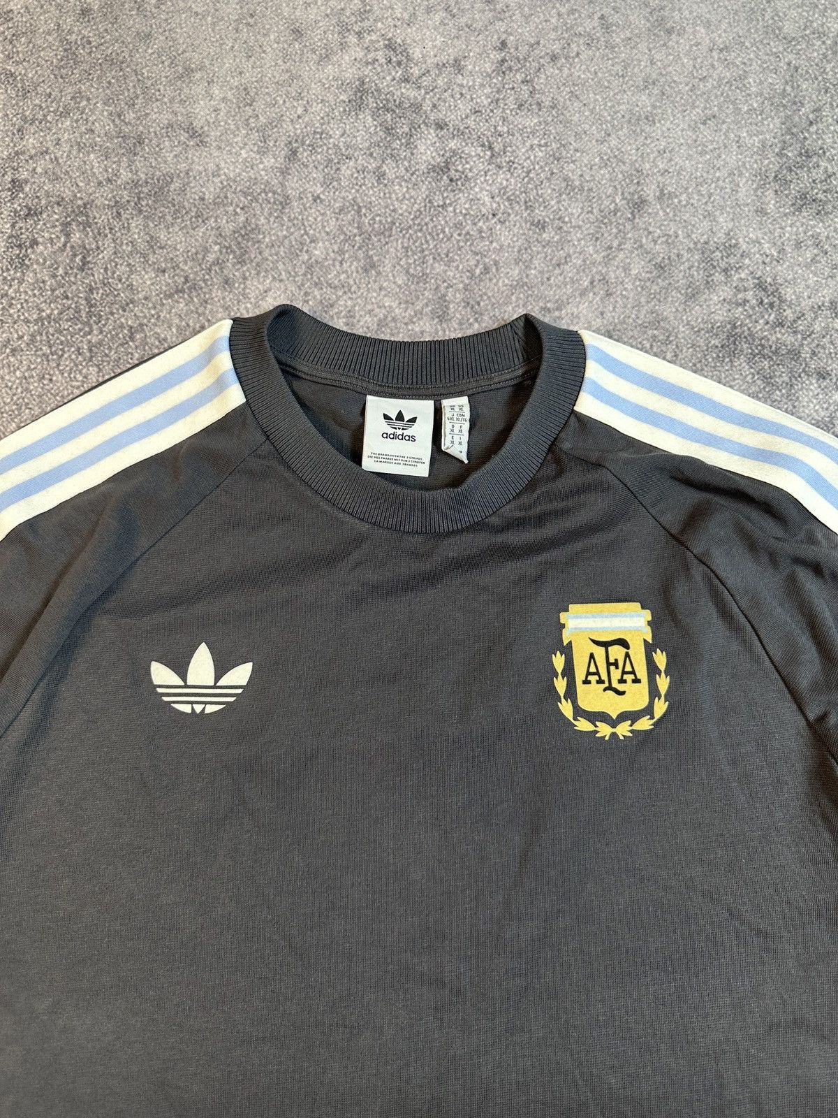 Adidas Adidas Argentina Soccer Jersey Blokecore Logo T-shirt Rare Size US XL / EU 56 / 4 - 2 Thumbnail