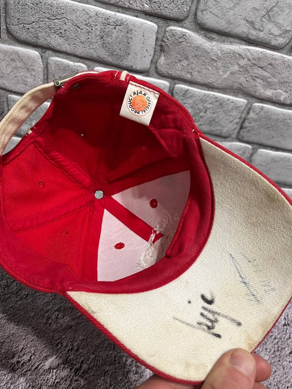 Vintage Ajax Amsterdam Cap Vintage with Footballers' Signature Size ONE SIZE - 5 Thumbnail