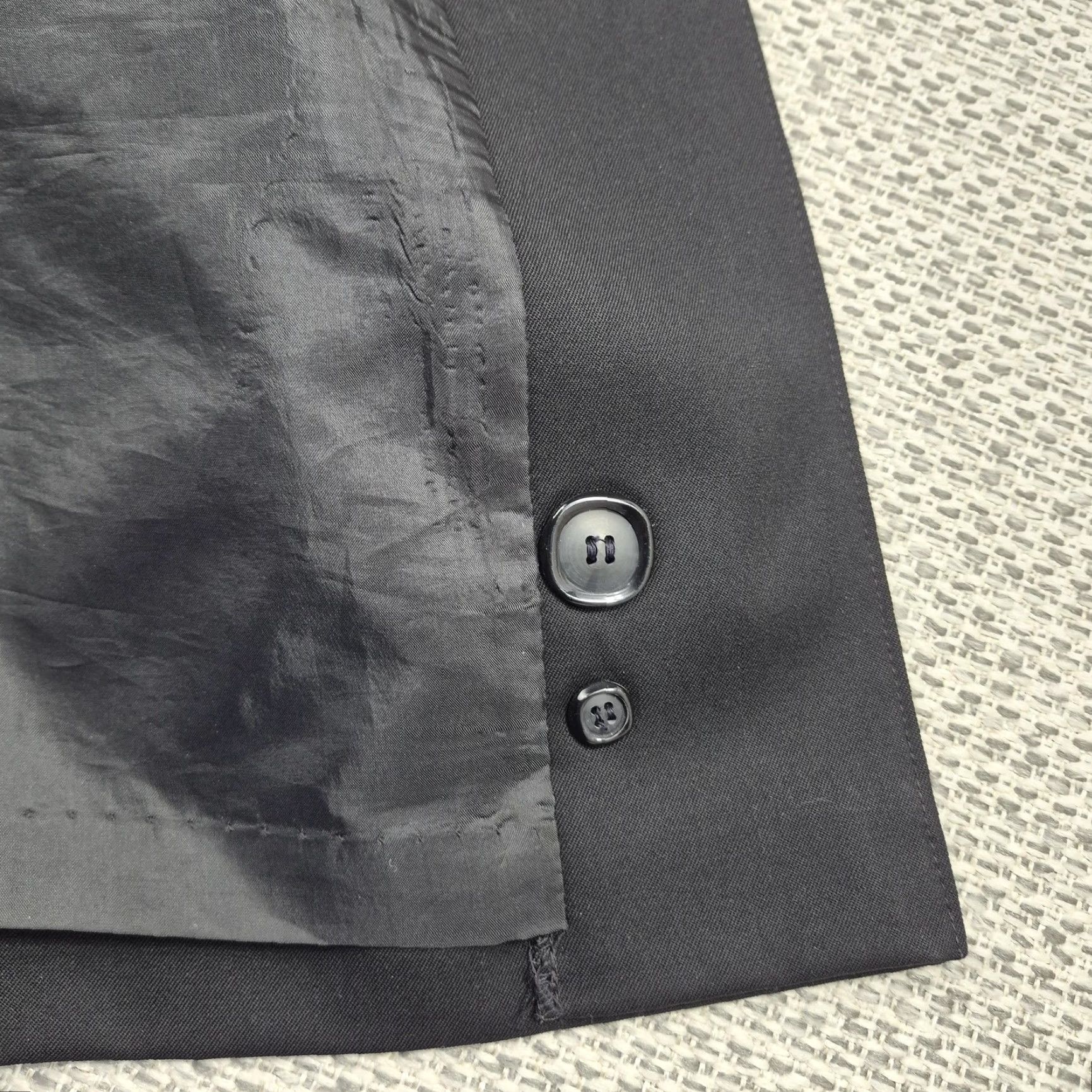 Pendleton VINTAGE Pendleton Black Wool Sport Coat Blazer Womens 24W Plus Notch Lapel One-Button Single-Breasted Lined Tailored Dry Clean Only Men? Size 4XL / US 24-26 - 6 Thumbnail