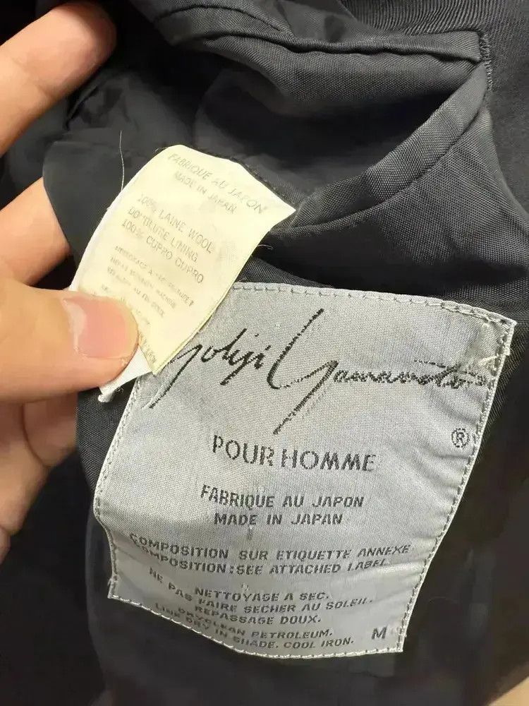 Yohji Yamamoto Yohji Yamamoto Pour Homme 91AW Wool Blazer Jacket Size US M / EU 48-50 / 2 - 7 Thumbnail