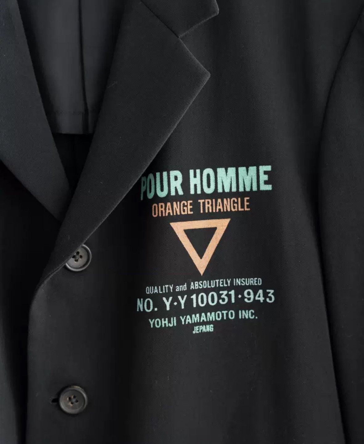 Yohji Yamamoto Yohji Yamamoto 93ss slogan seal suit 2412-Nextarrow Size US S / EU 44-46 / 1 - 4 Thumbnail