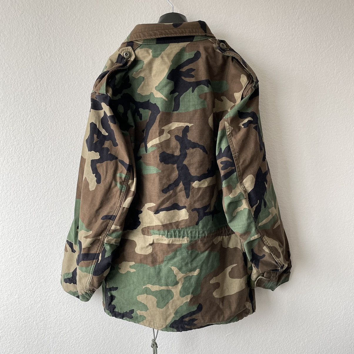 Vintage Vintage US Military Woodland Camouflage M65 Field Jacket Size US M / EU 48-50 / 2 - 2 Thumbnail
