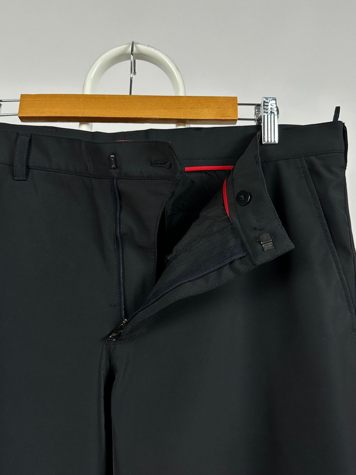 Prada Vintage Prada Black Tab Trousers Pants Size US 36 / EU 52 - 15 Thumbnail