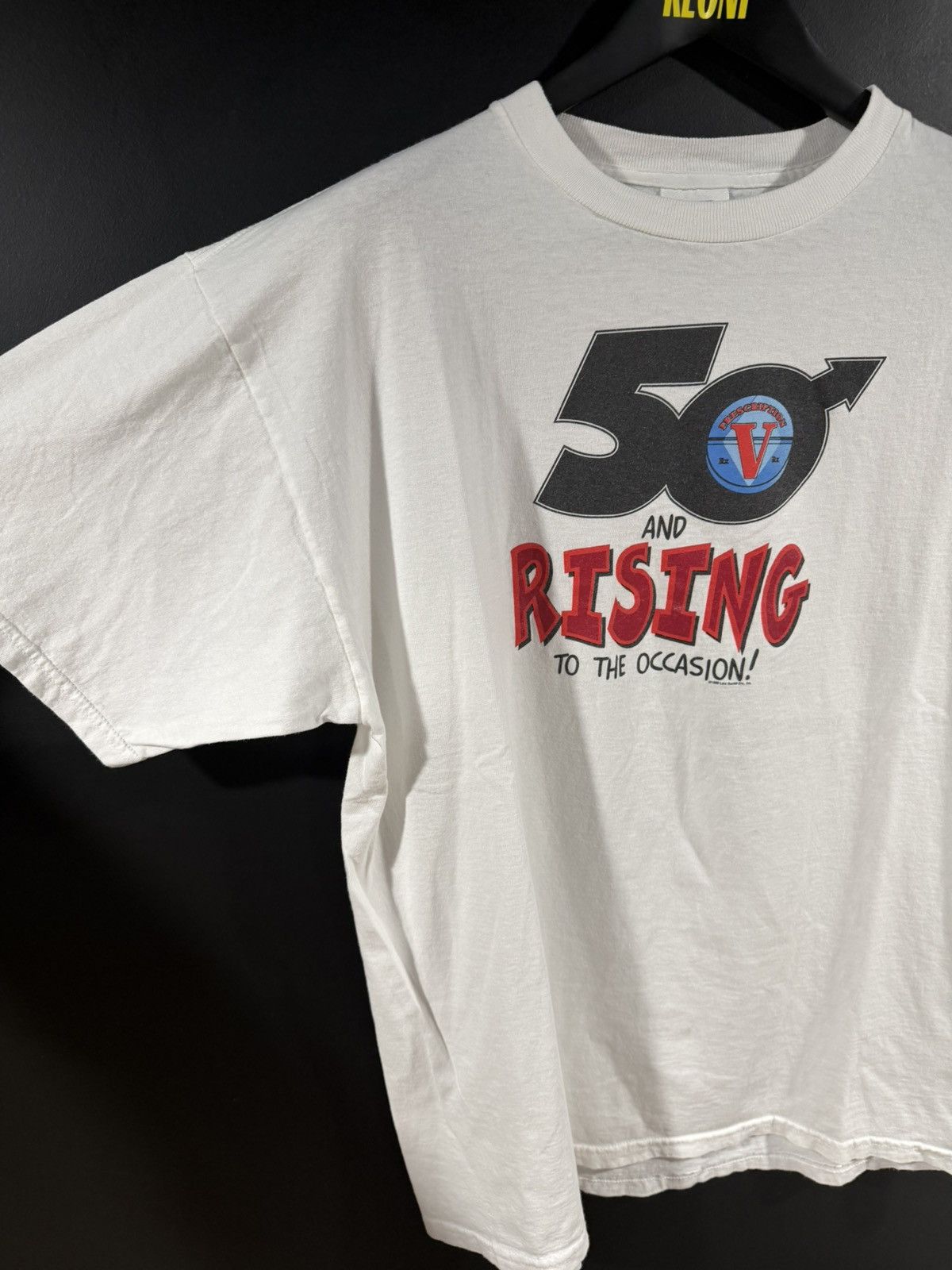 Vintage 1998 Vintage 50 And Rising Viagra Age Drug Humor Tee XL New Size US XL / EU 56 / 4 - 4 Thumbnail